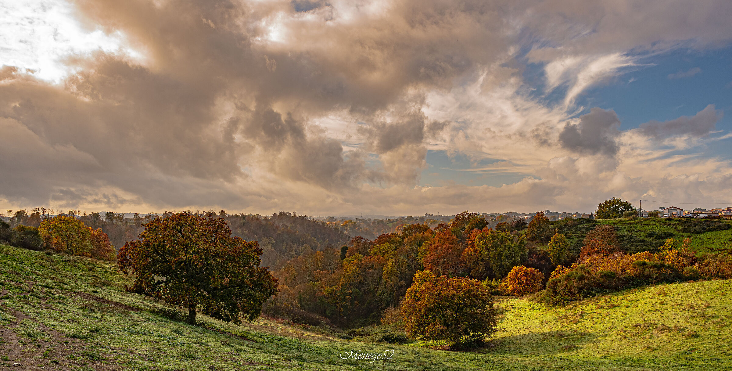 paesaggio intorno a rignano flaminio