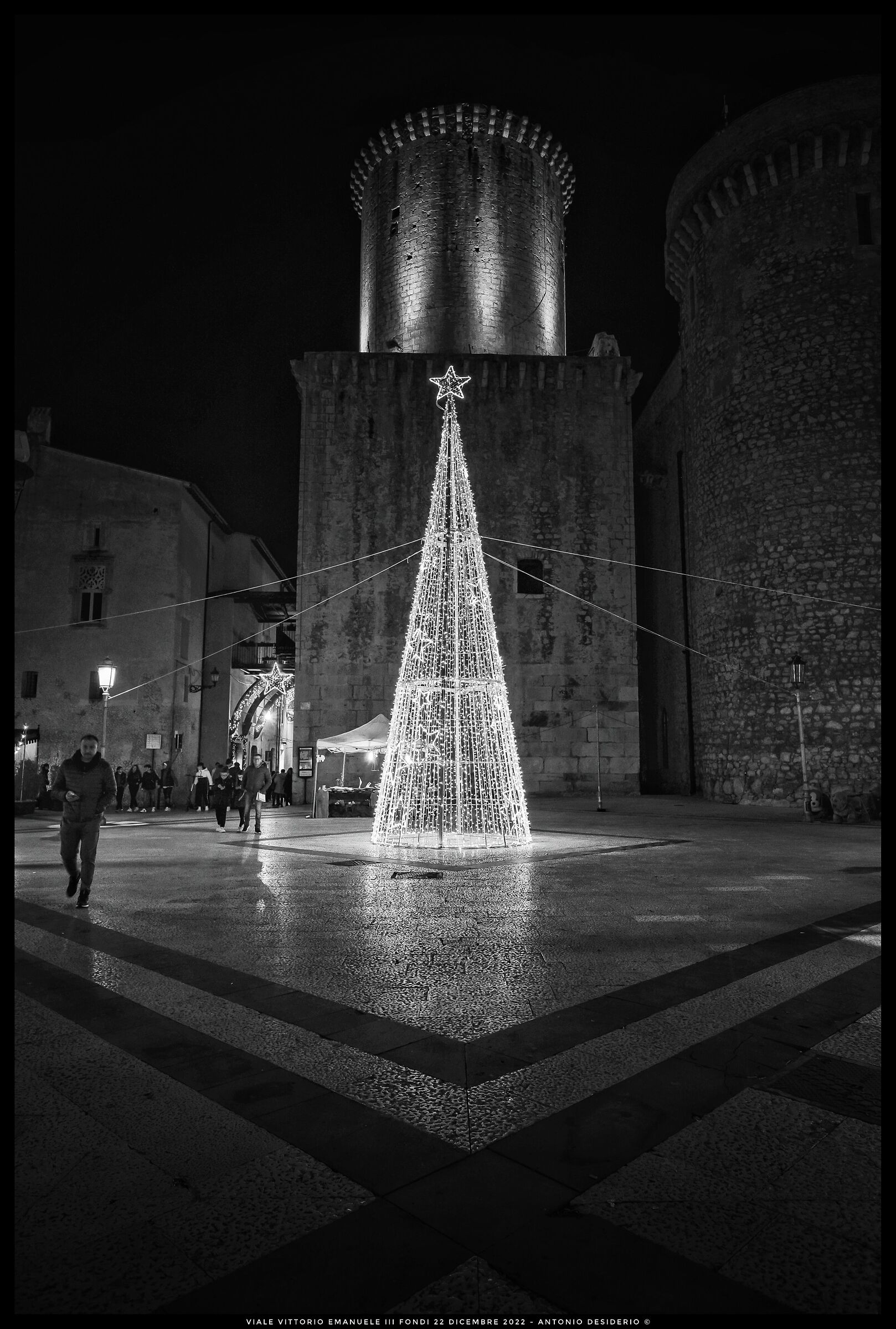 Lights under the castle...