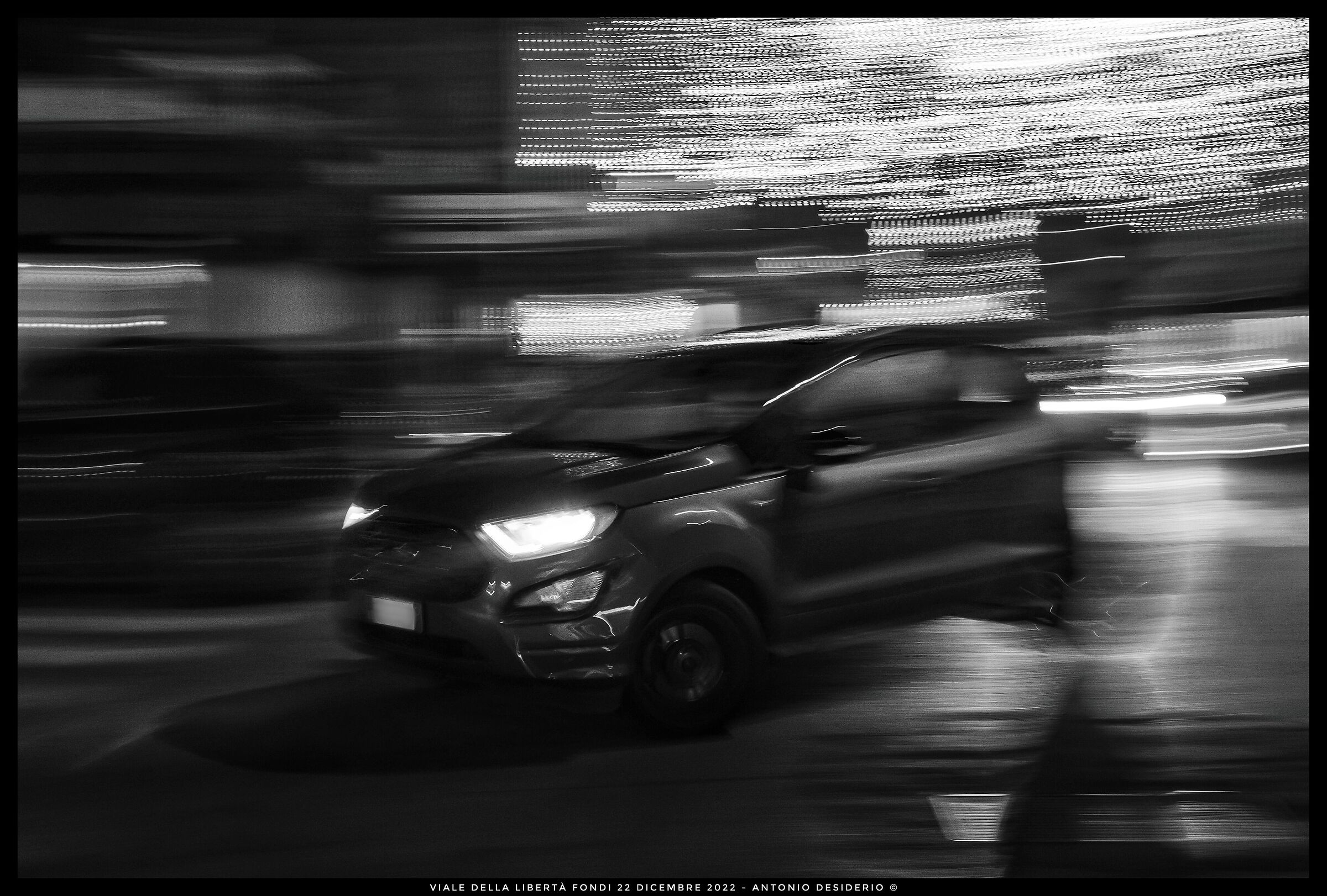 Running through the lights