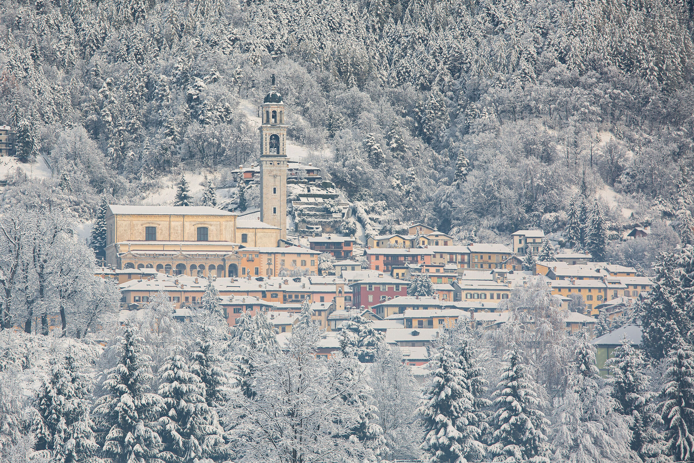 Centro innevato