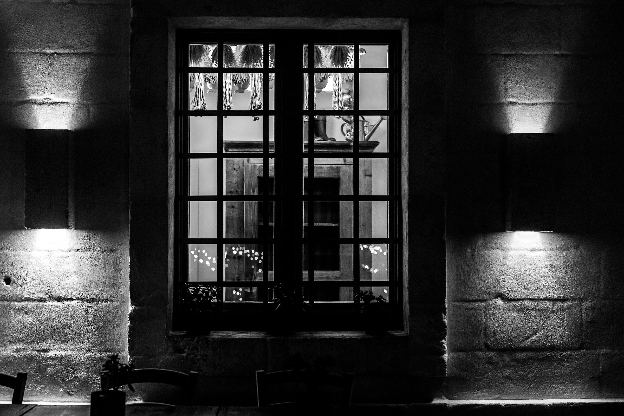 The window on the...