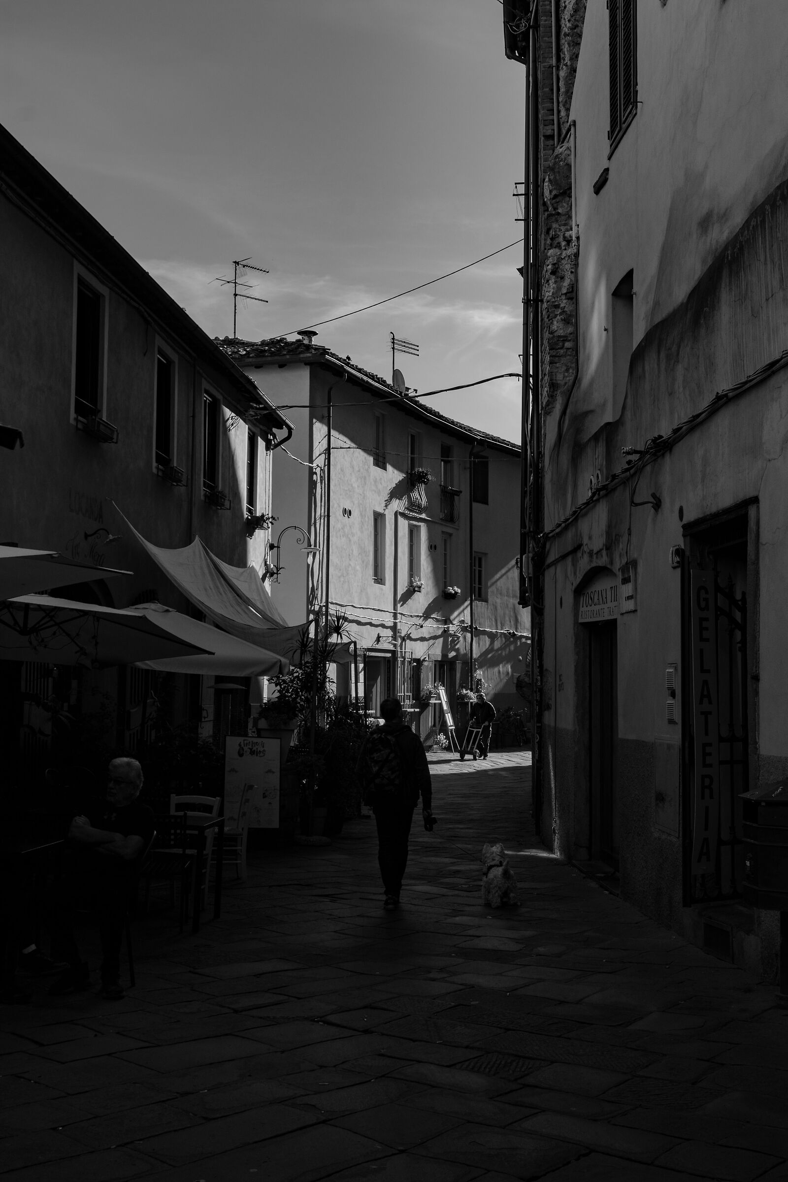 In the streets of Lucca