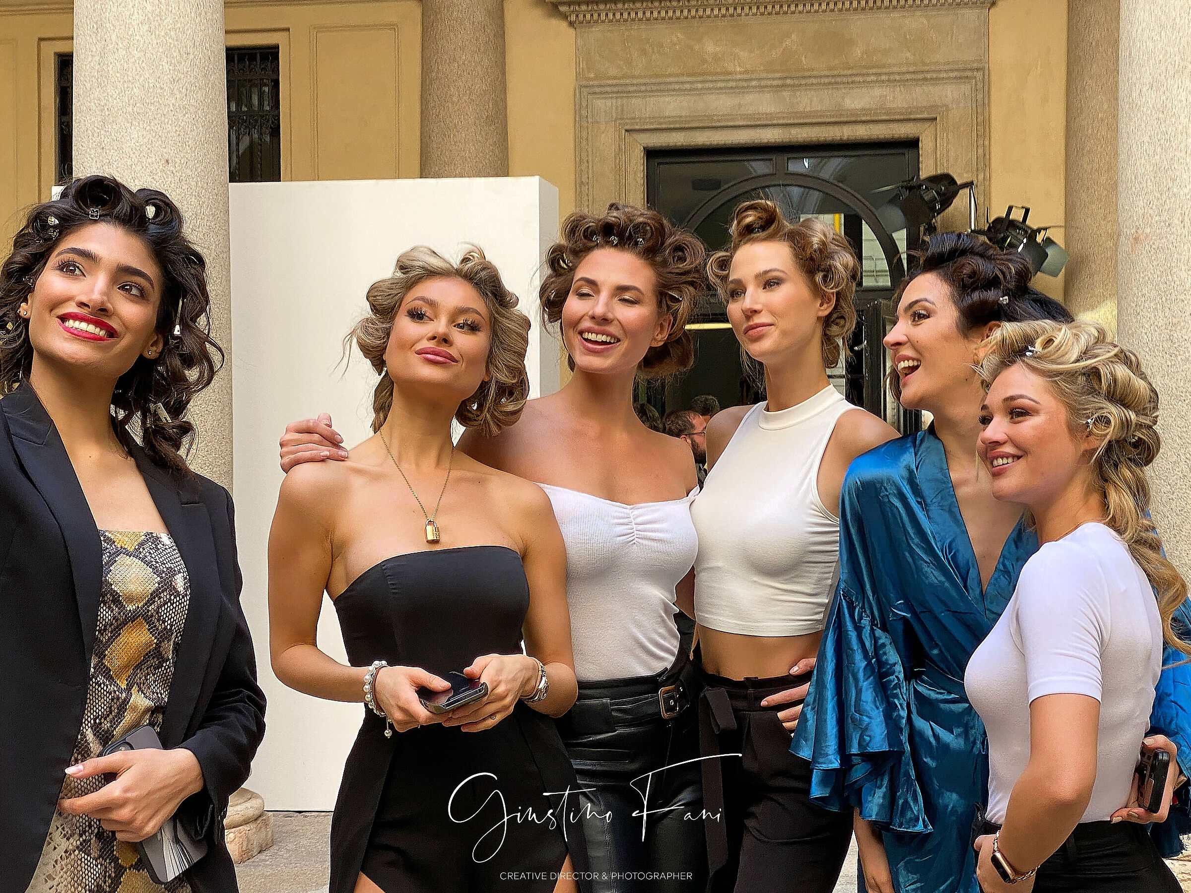 Backstage Mlano Fashion Week