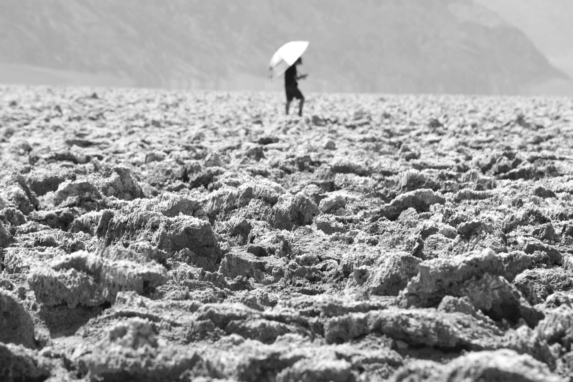 a spasso nella Devil's Golf Course, Death Valley