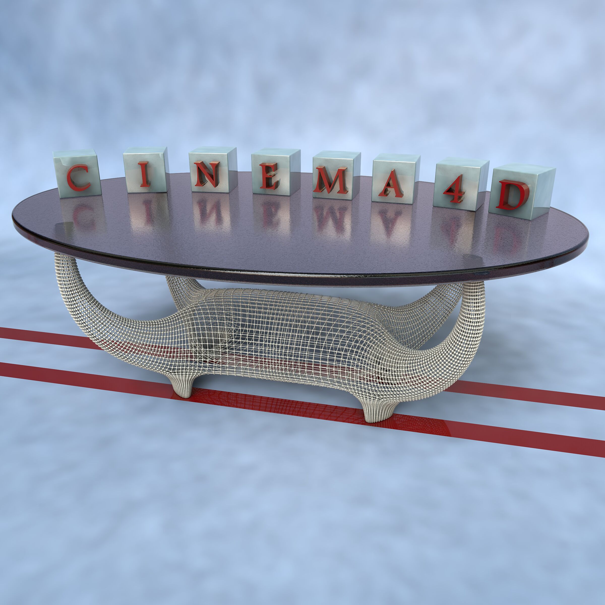 Unconventional coffee table