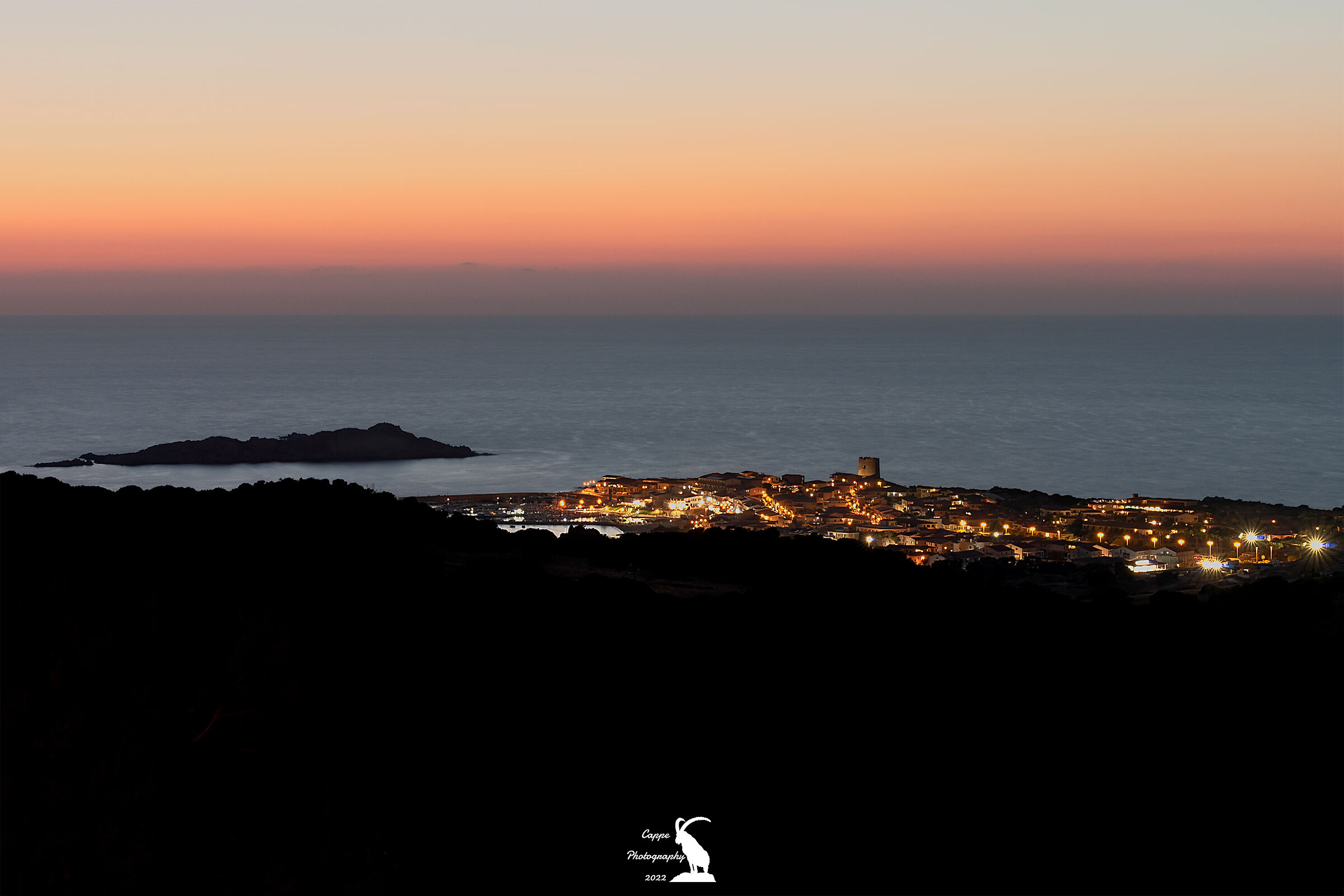 Tramonto di una calda sera d'estate di Agosto 2021