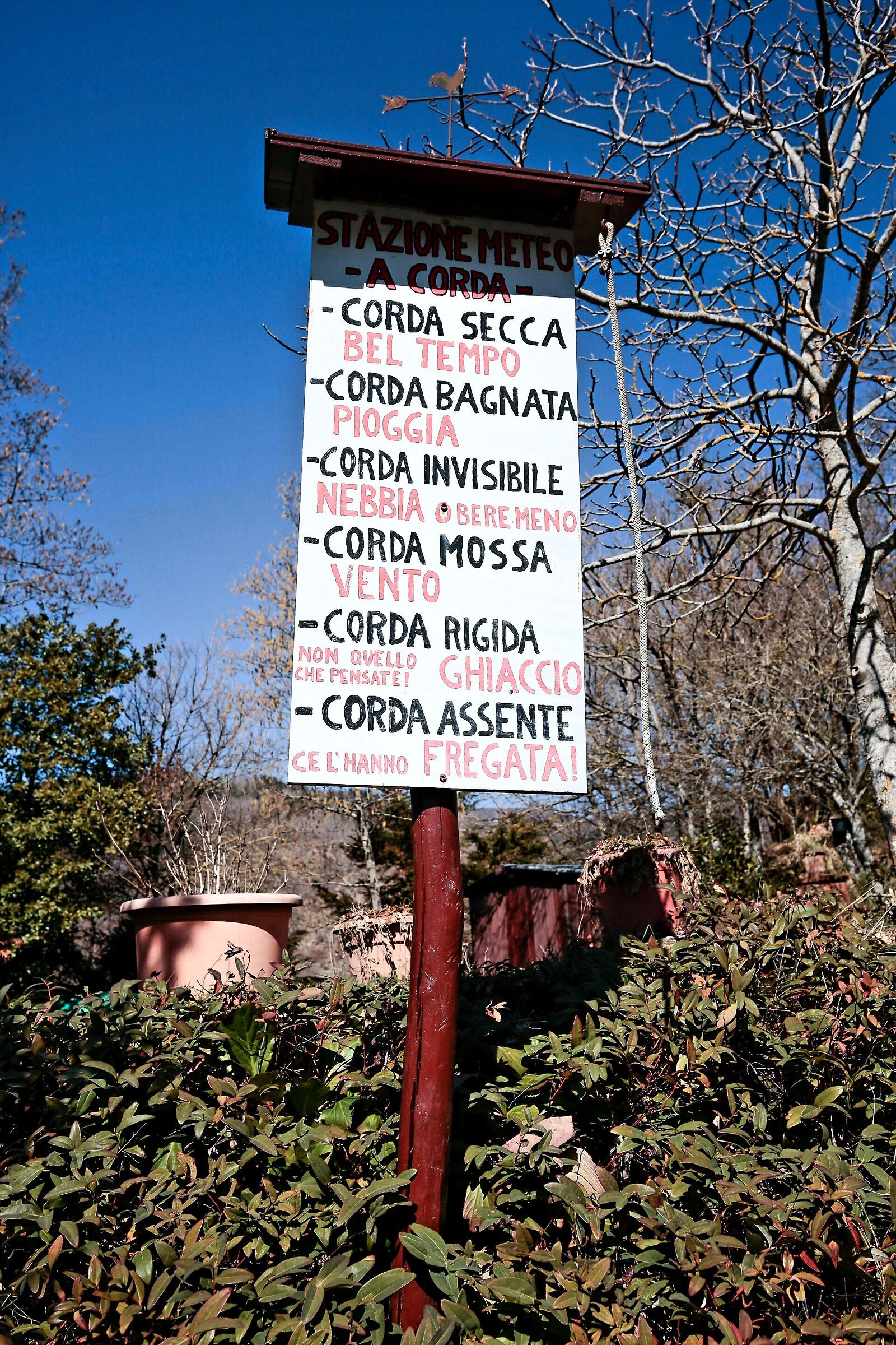 Watch out for the rope... Happy New Year