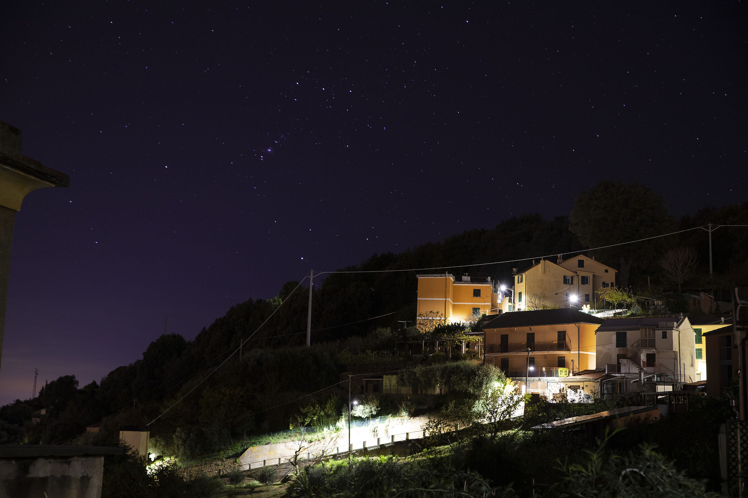 Crevari in evening dress.