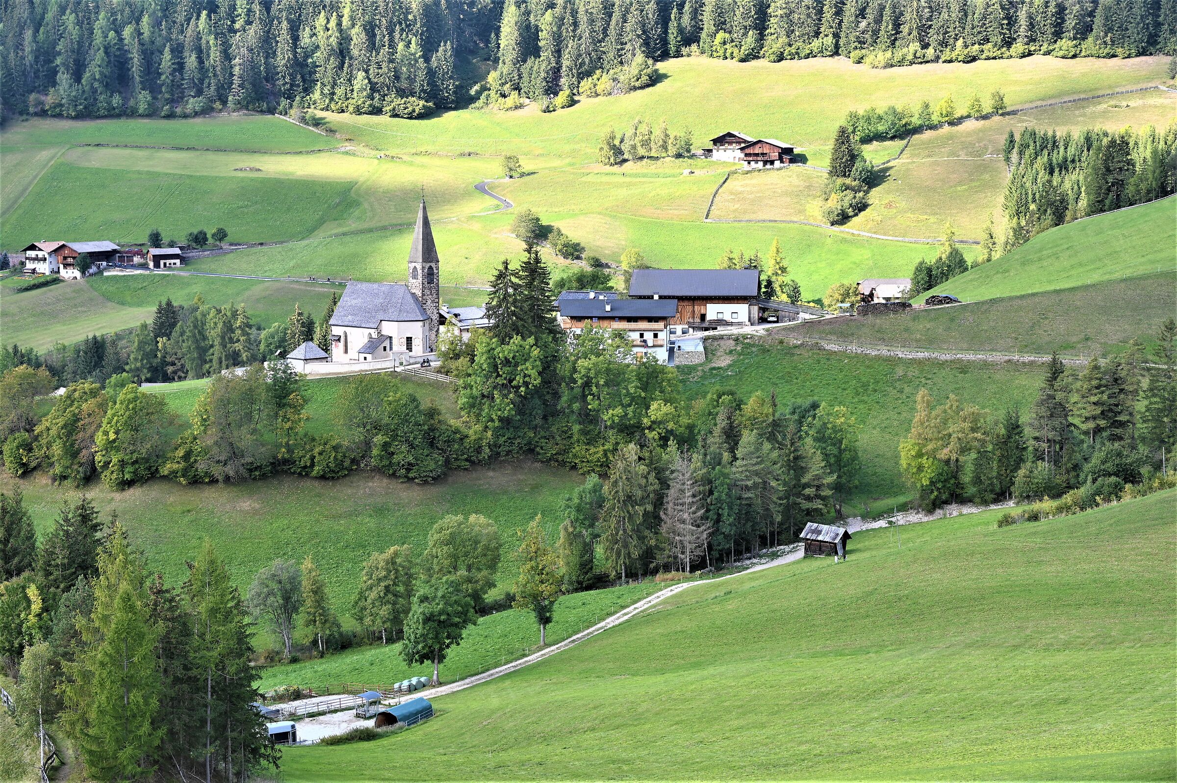 Side B of the church of Santa Maddalena