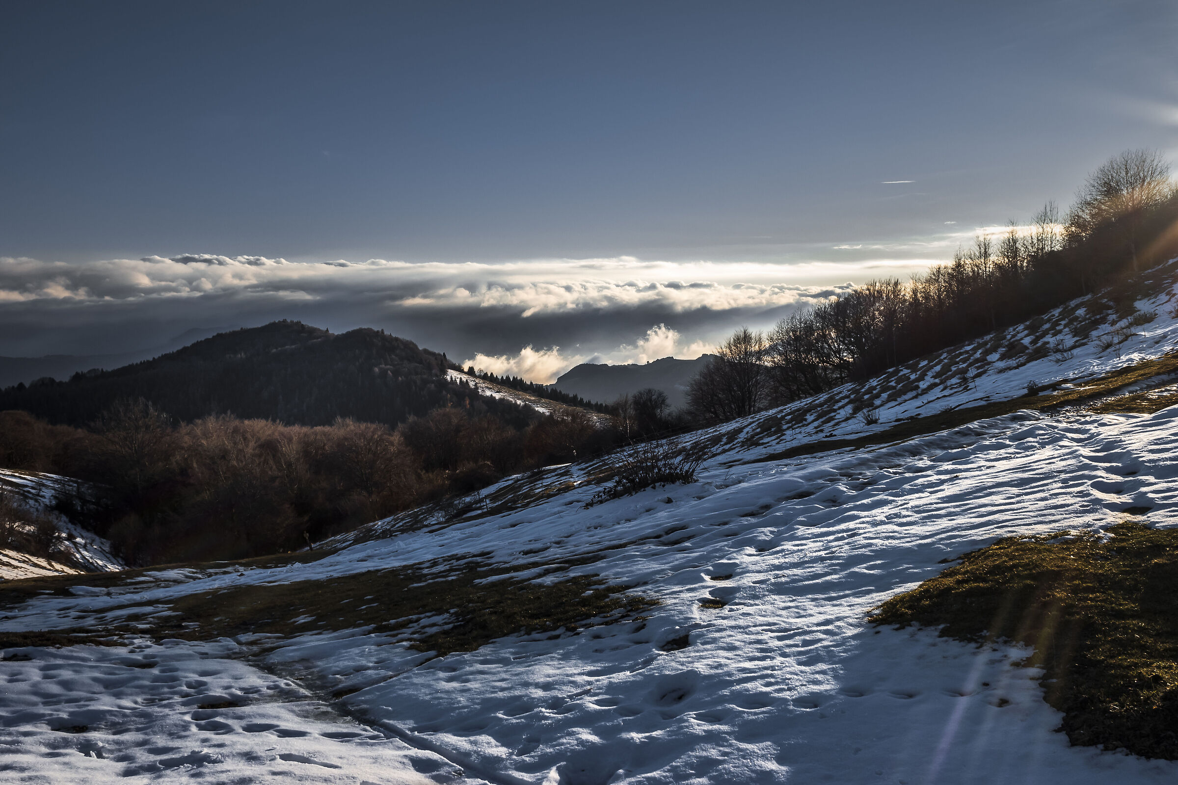 Grazing light on Mount Baldo