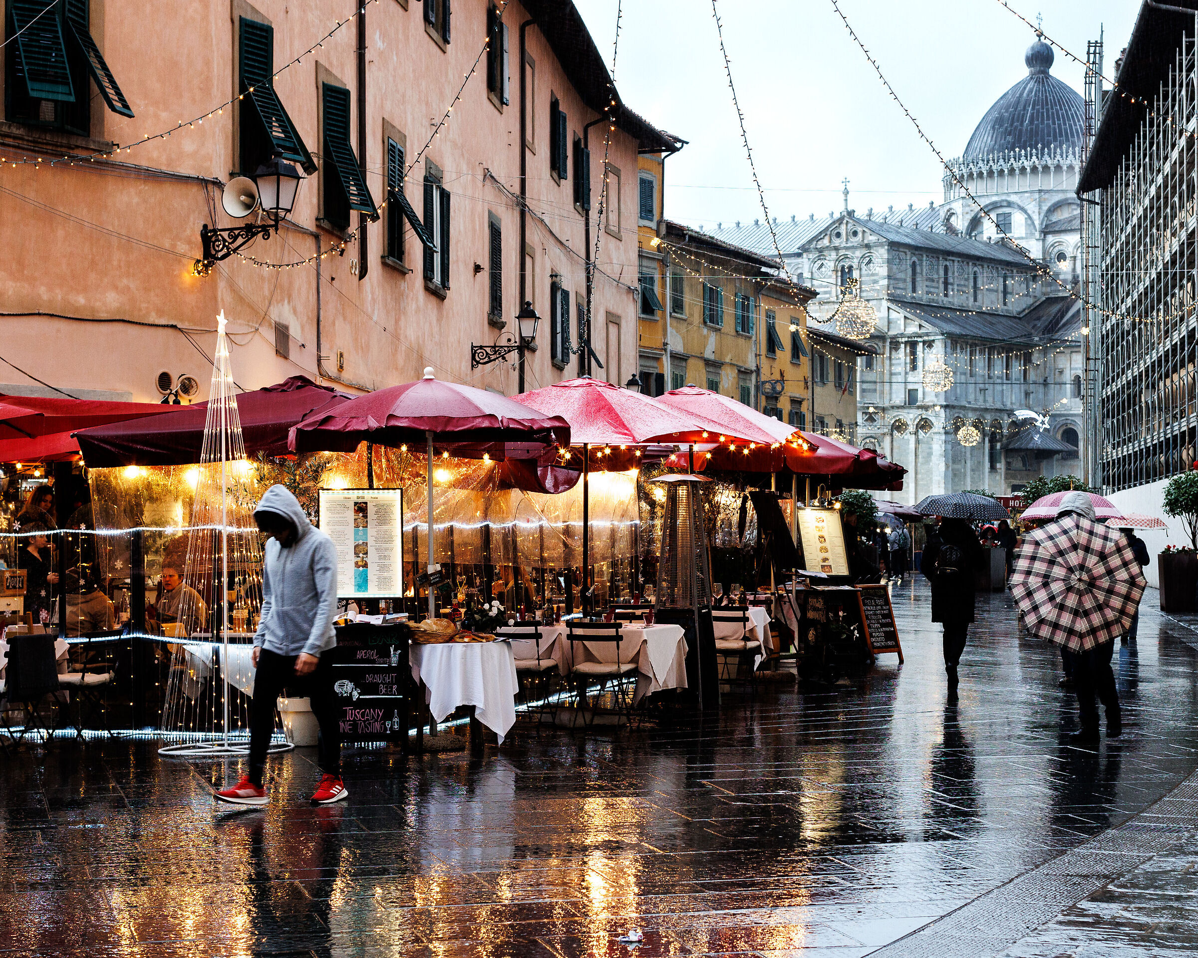 Pisa in the rain