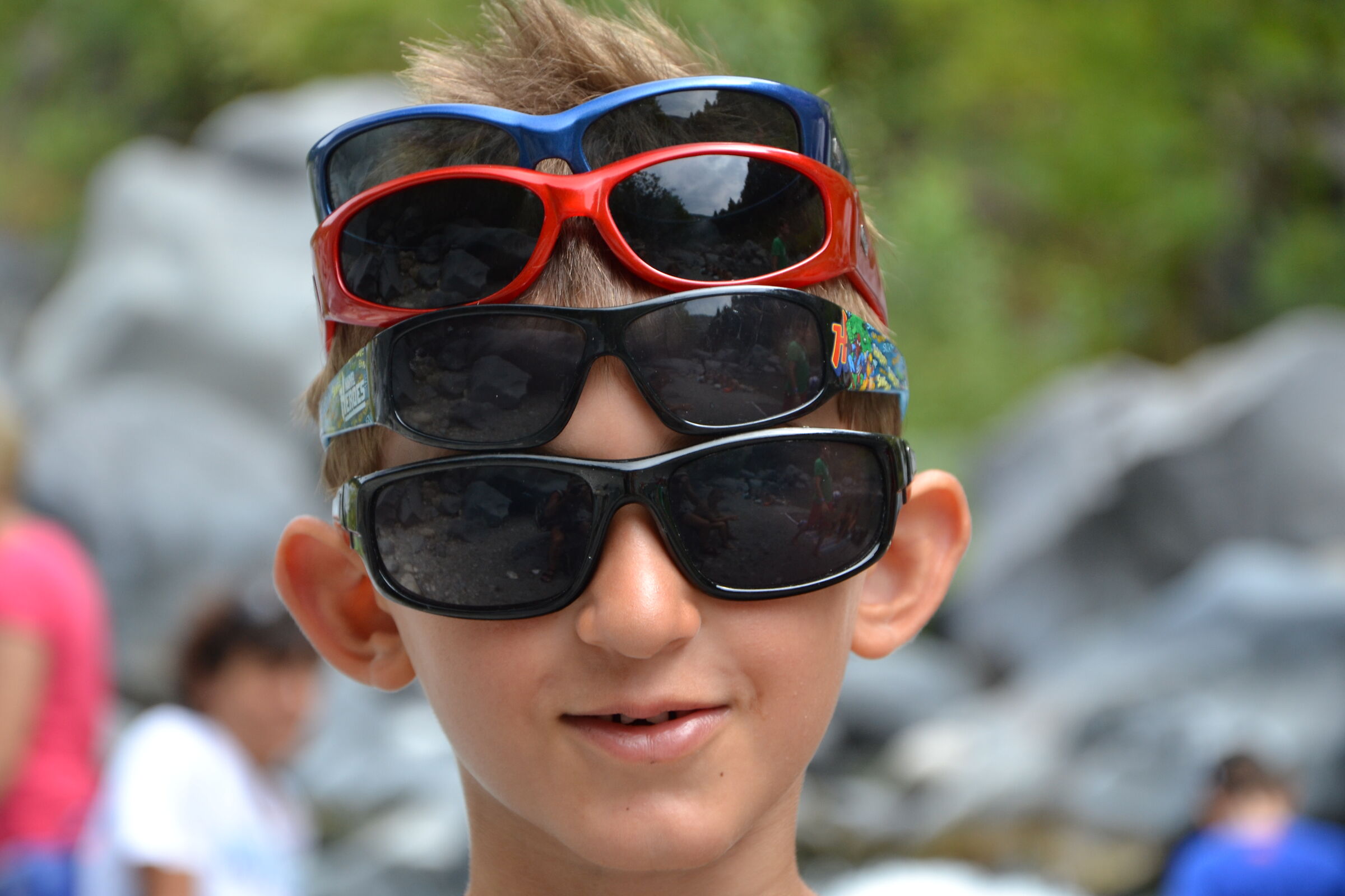 I see, I hear, I laugh.