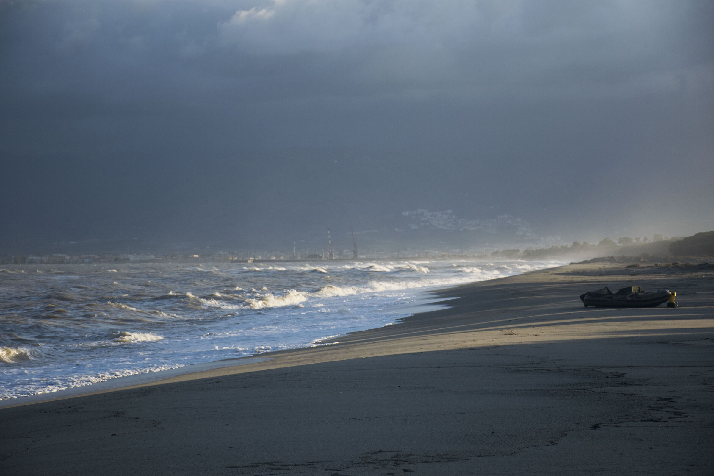 The sea in winter
