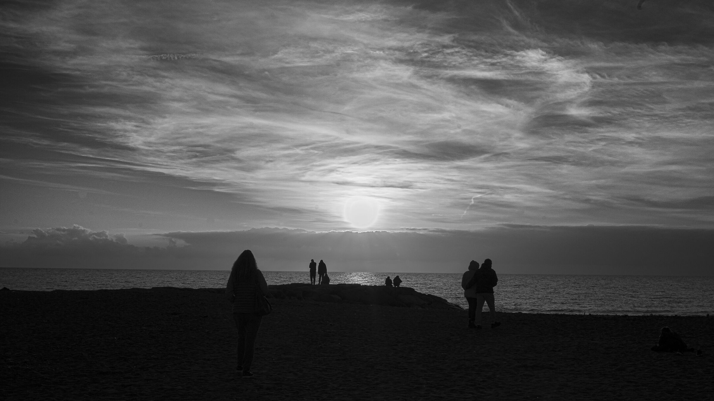 The sea in winter is like...