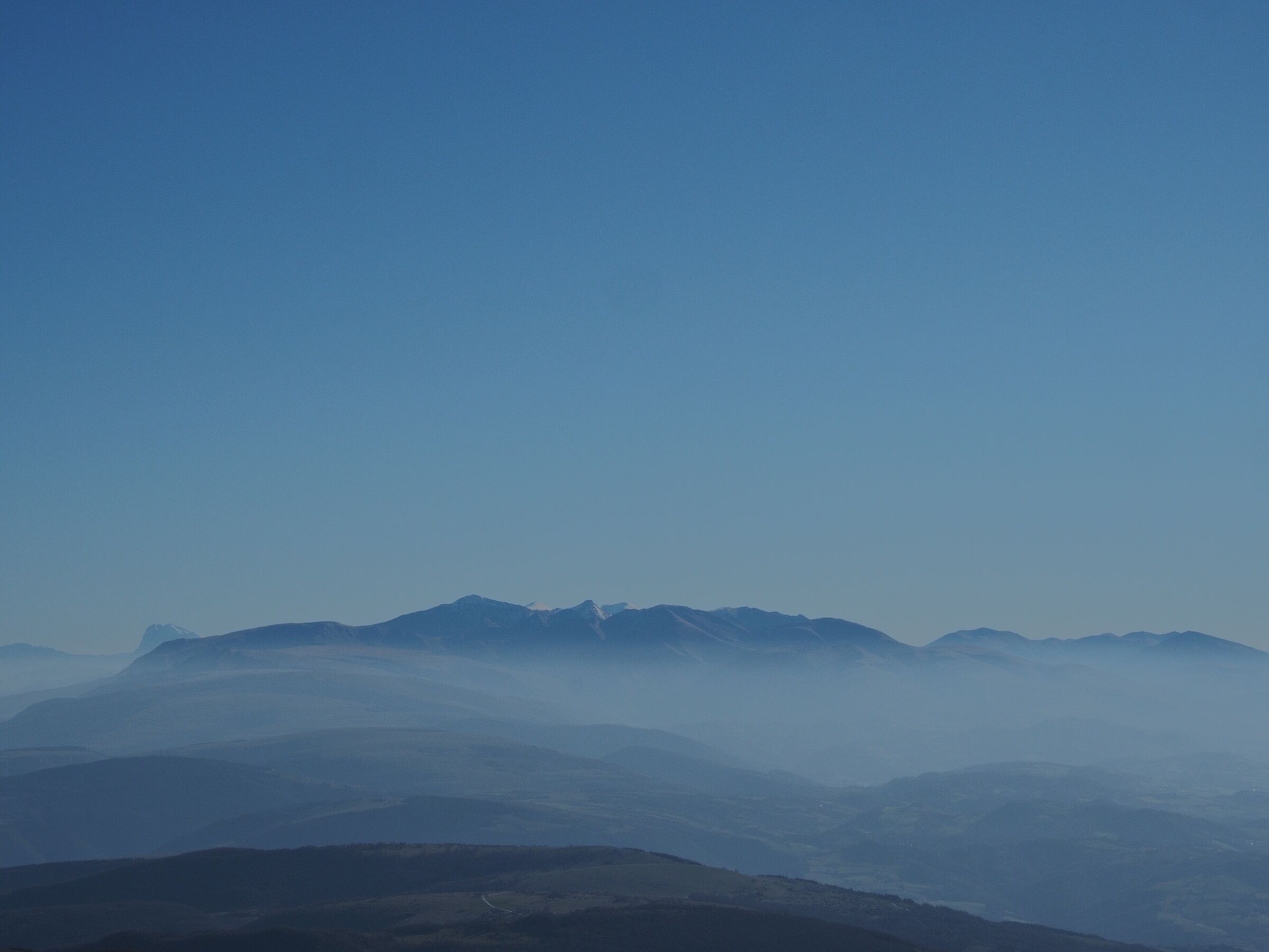 Towards the Sibillini Mountains and beyond
