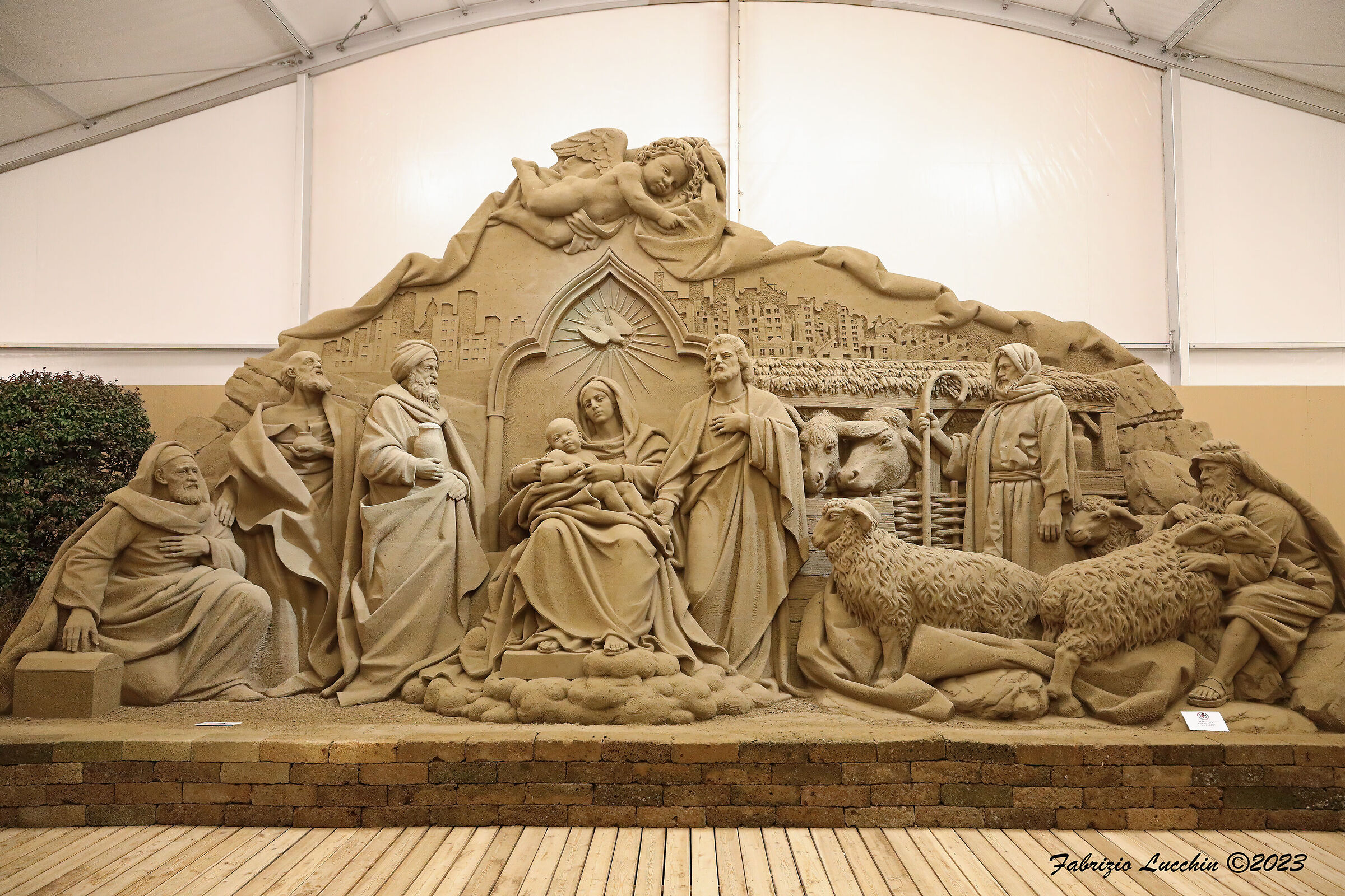 Jesolo sand Nativity - La Natività