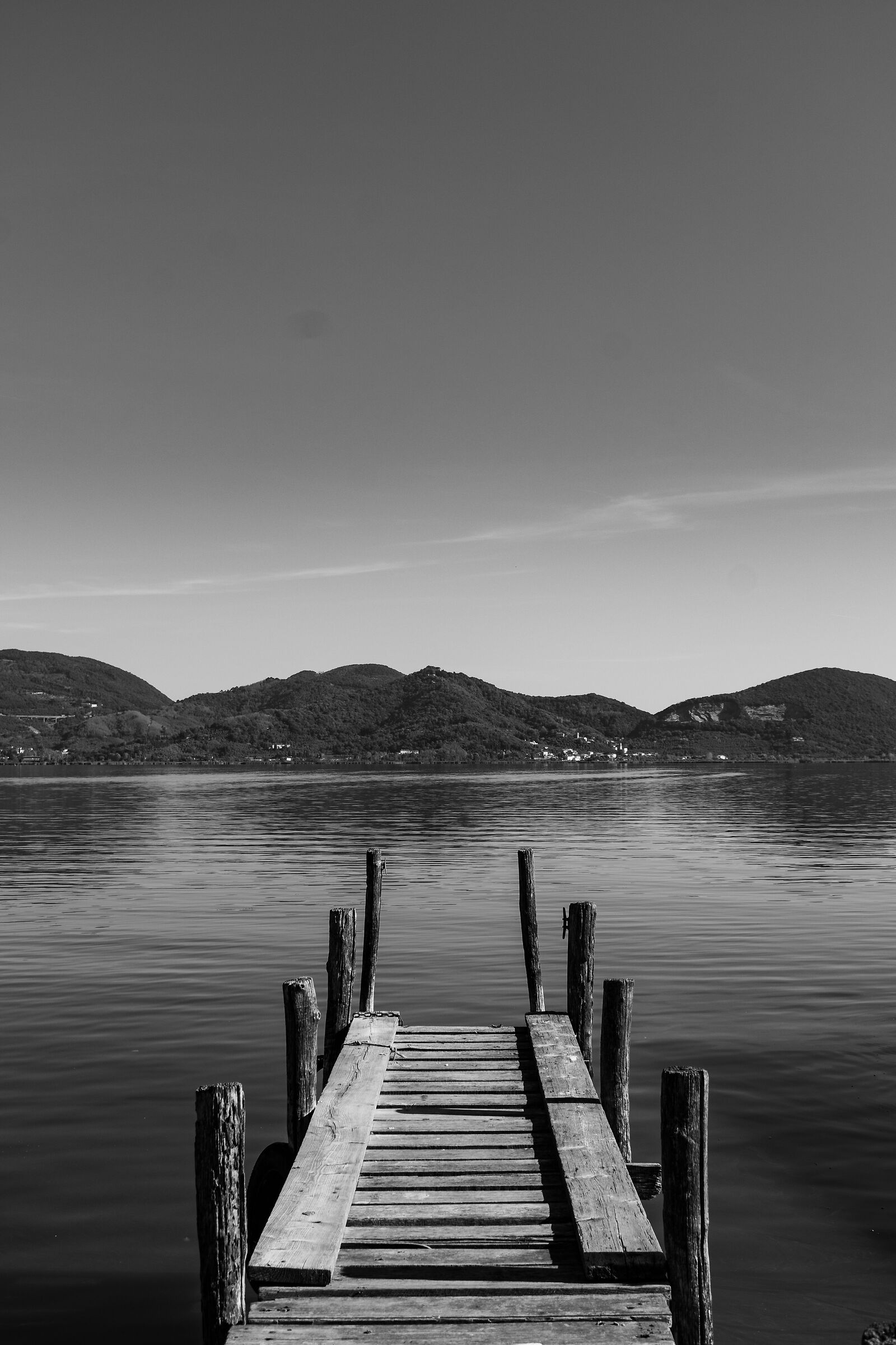 On the shore of the lake