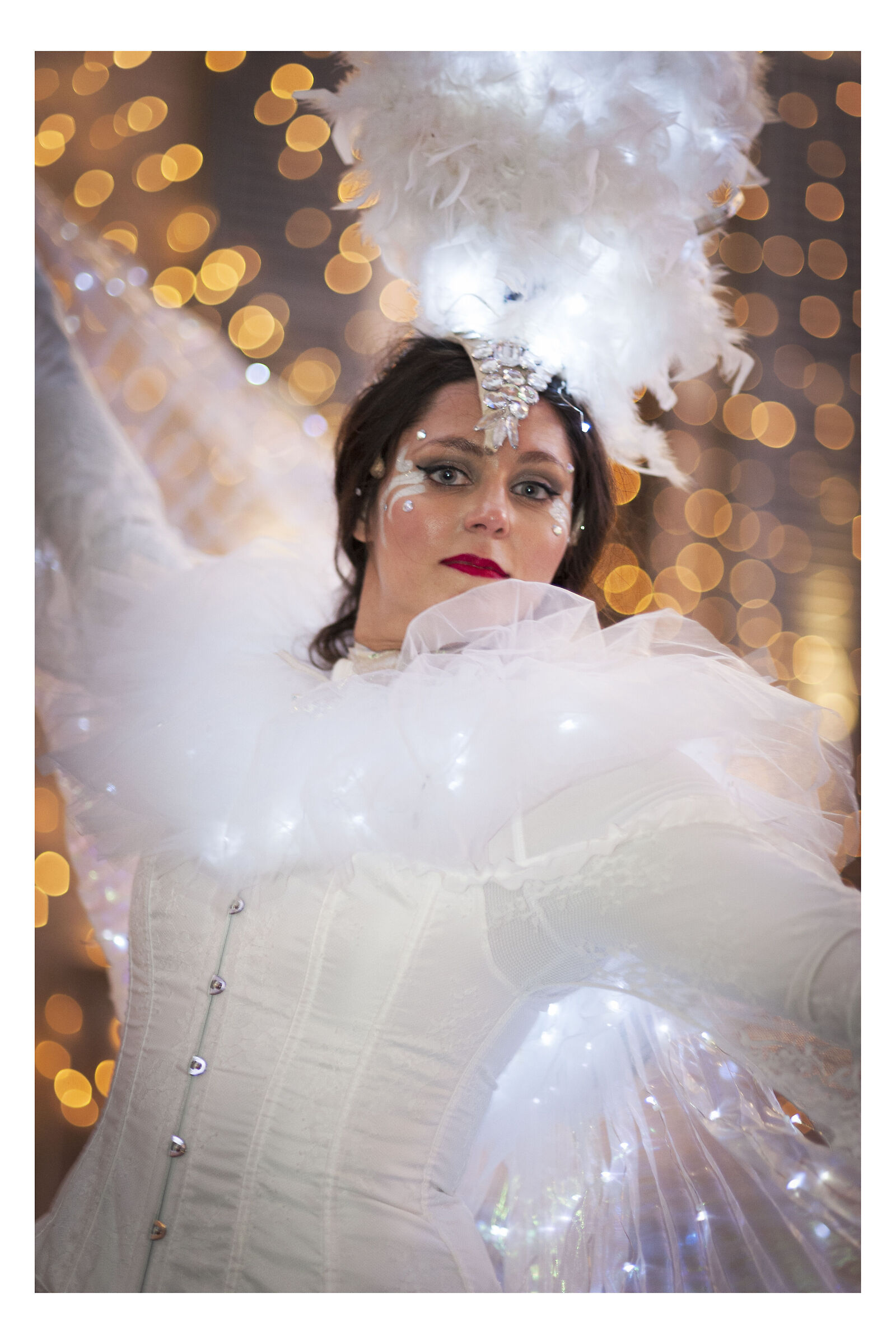 Rome new year parade. Portraits