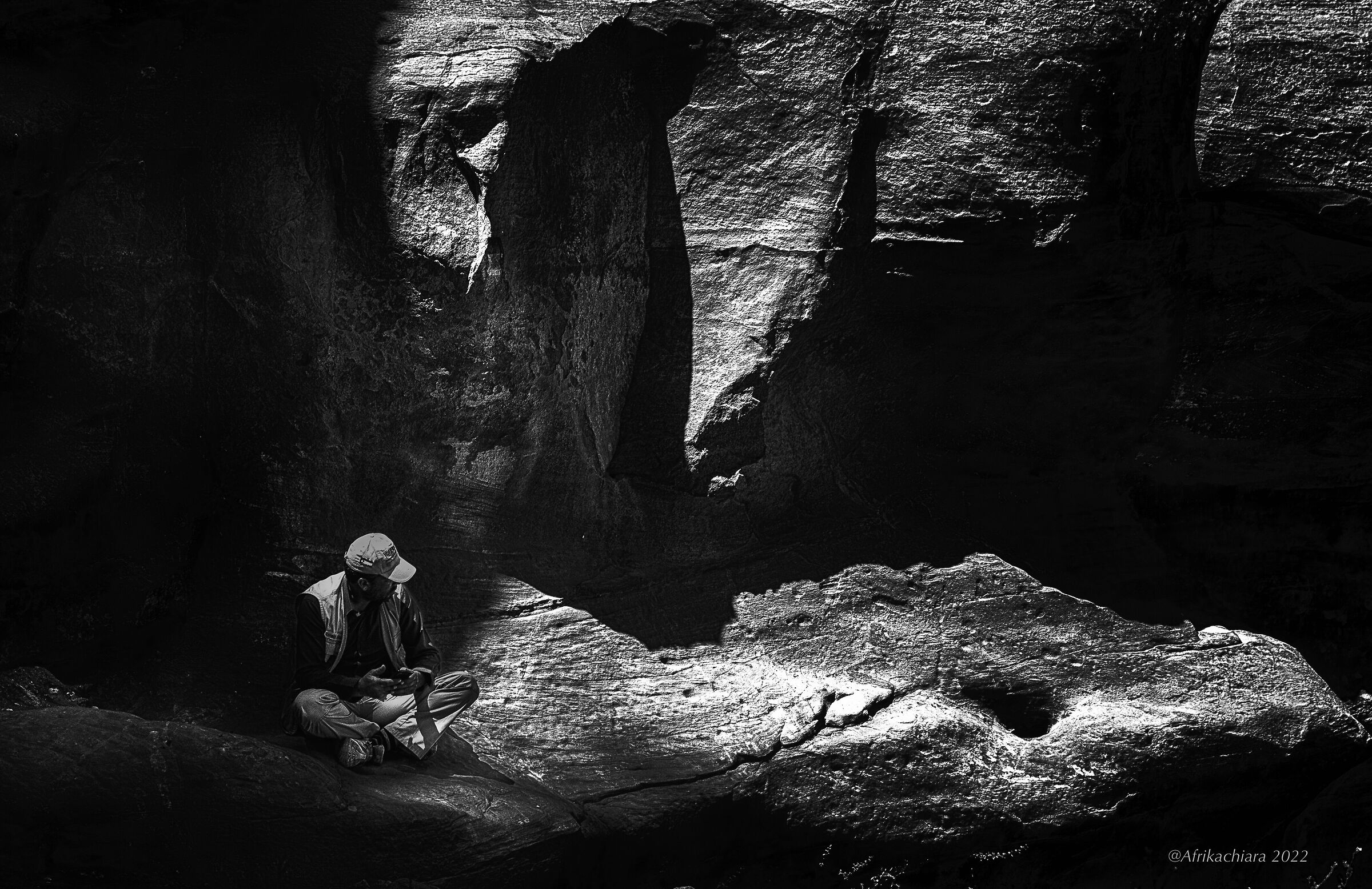 The solitude of the cave
