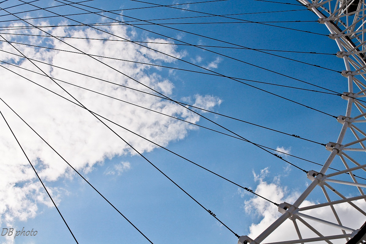 London sky and eye