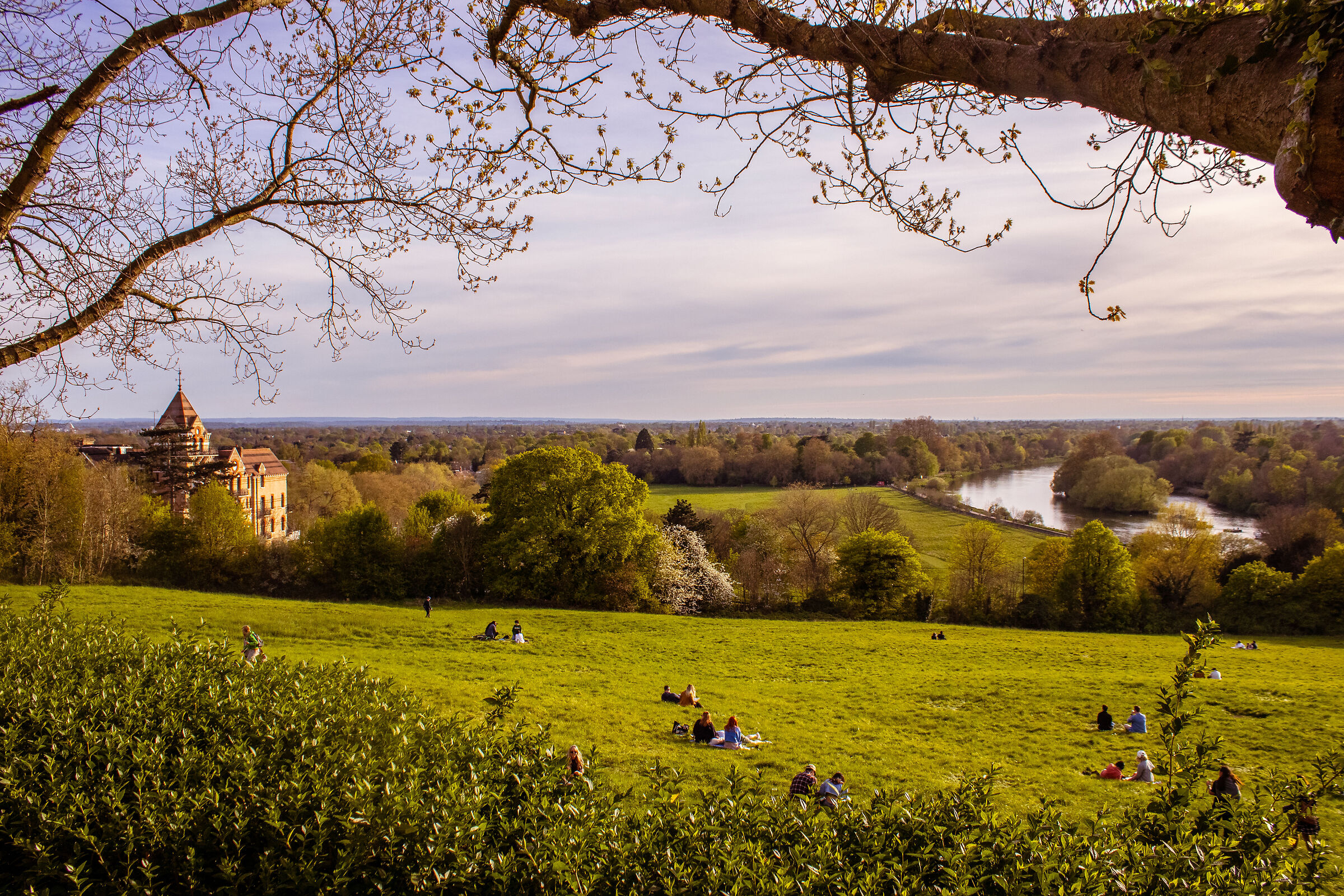Paesaggio ameno nei dintorni di Londra