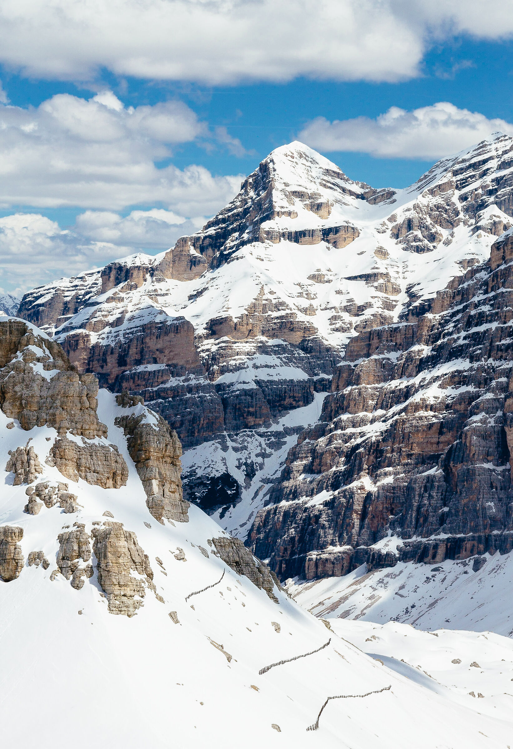 Dolomiti Bellunesi. Le Tofane dal Rifugio Lagazuoi
