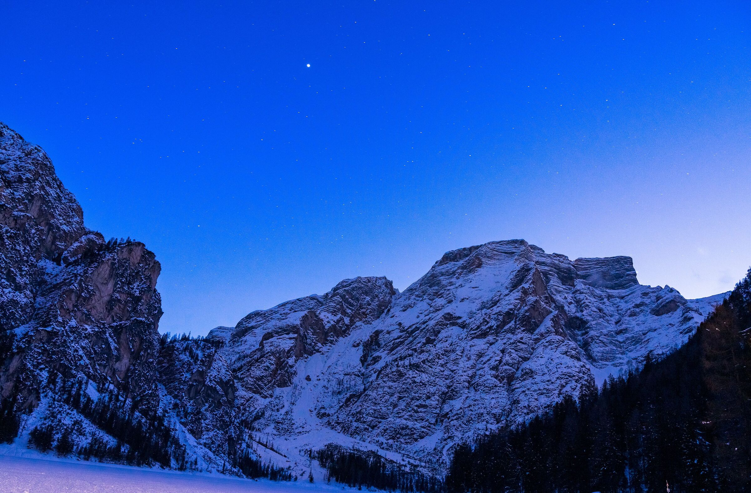 Winter at Lake Braies