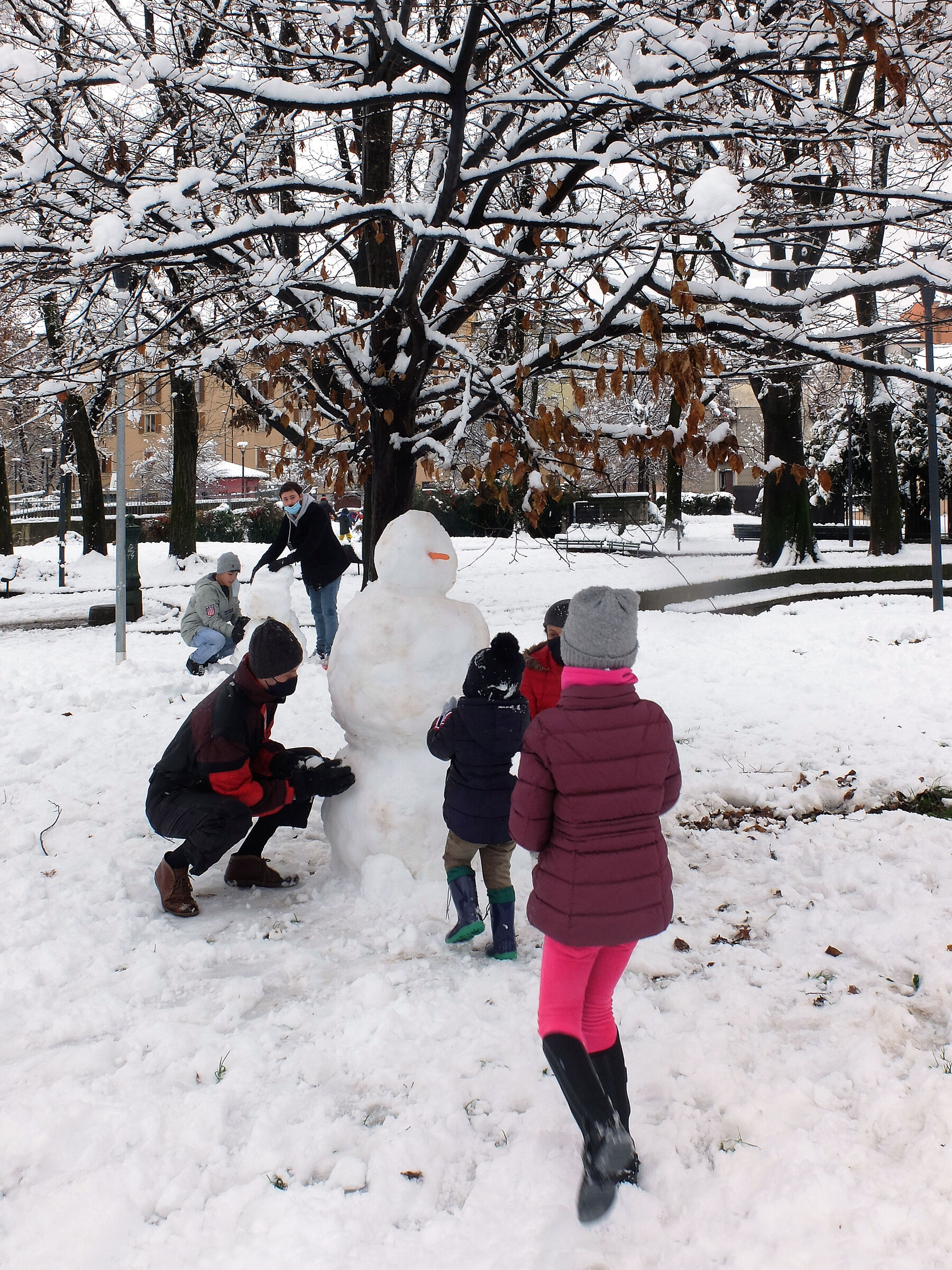 papà ma la neve quando arriva!!??