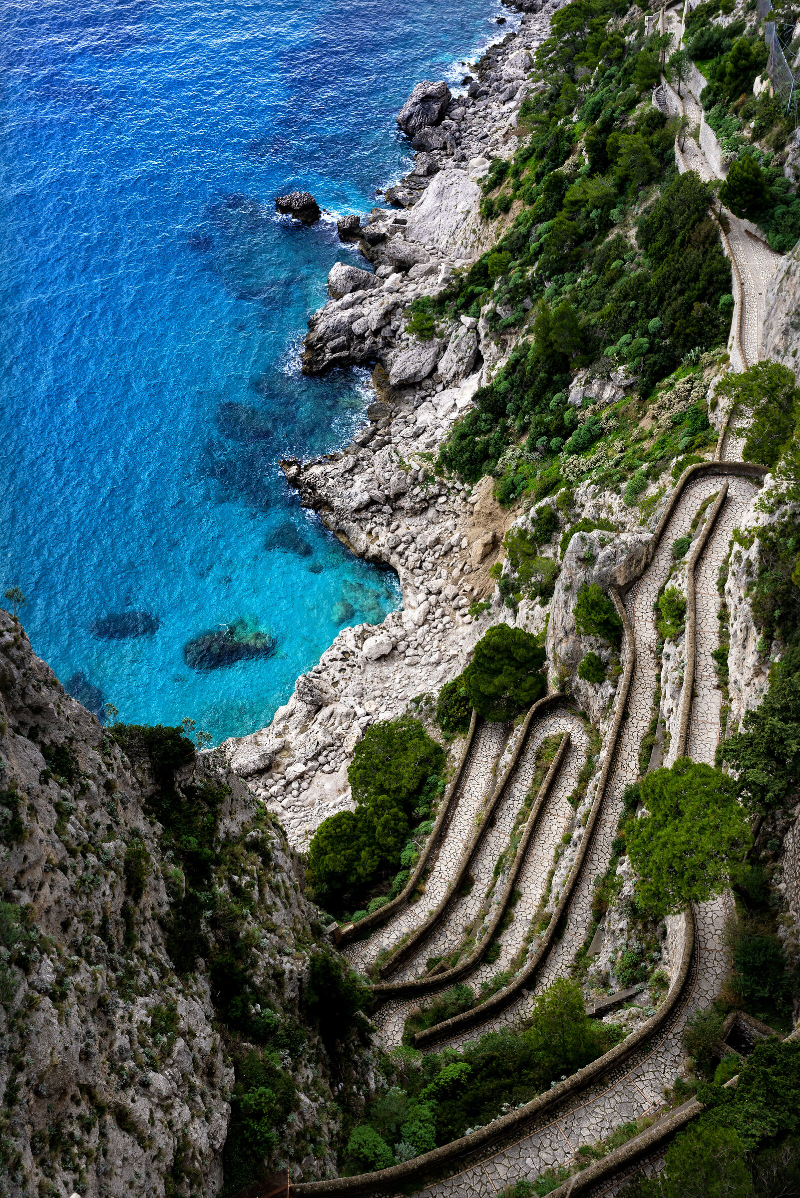 Staircase of the Gardens of Augustus, Capri