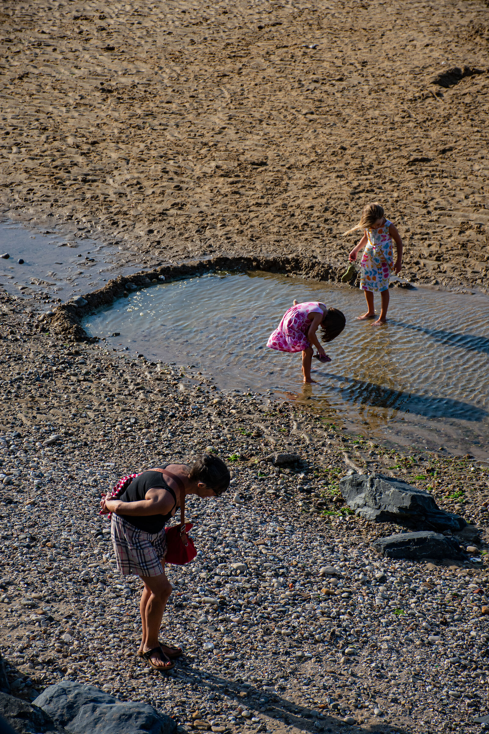 Playing in the sand