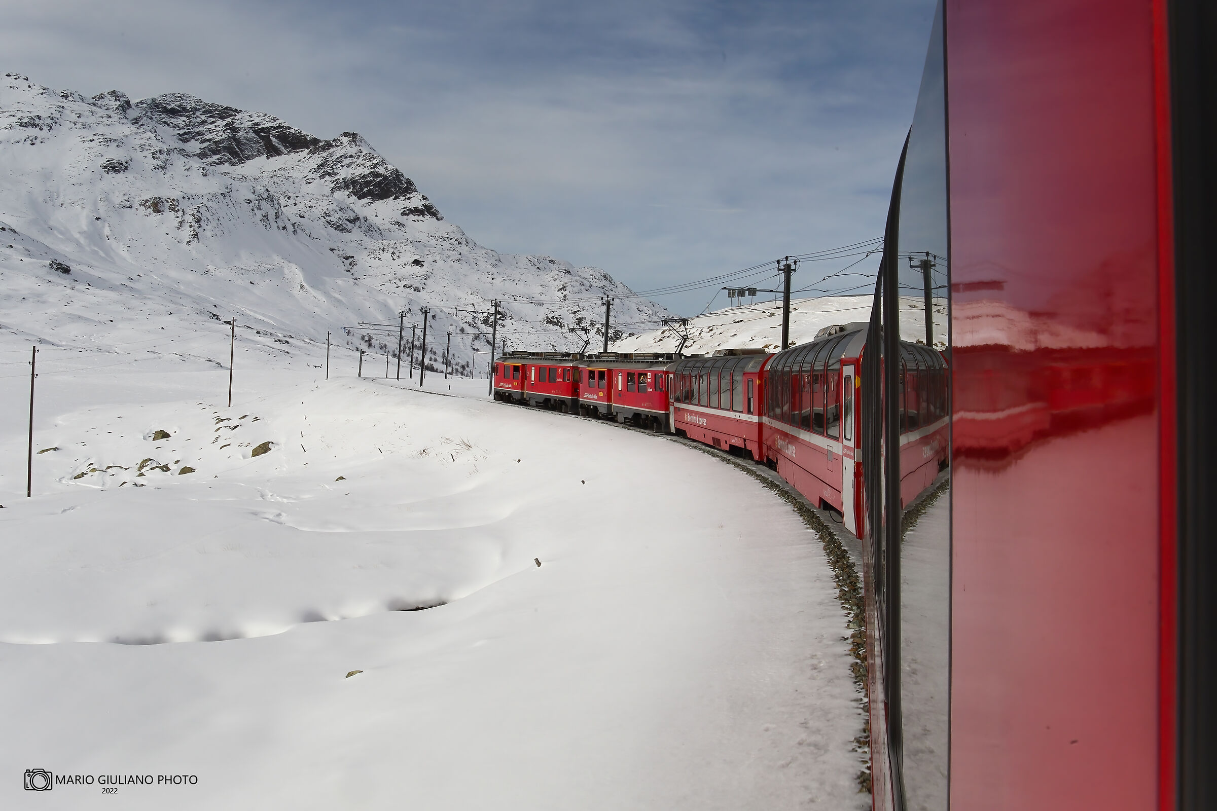 Il trenino rosso del Bernina