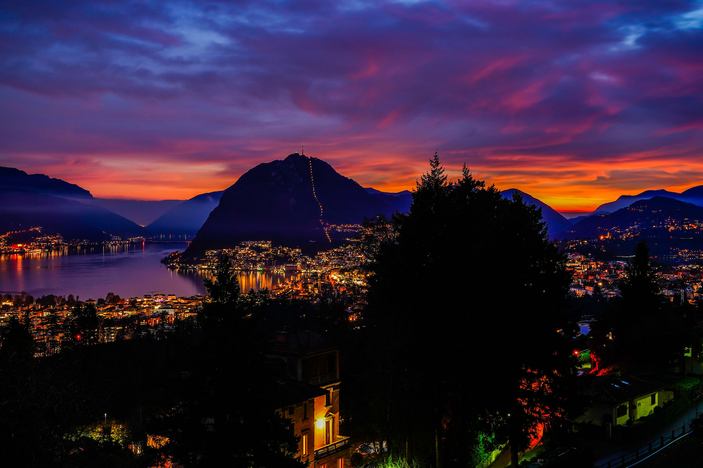 Tramonto Lugano