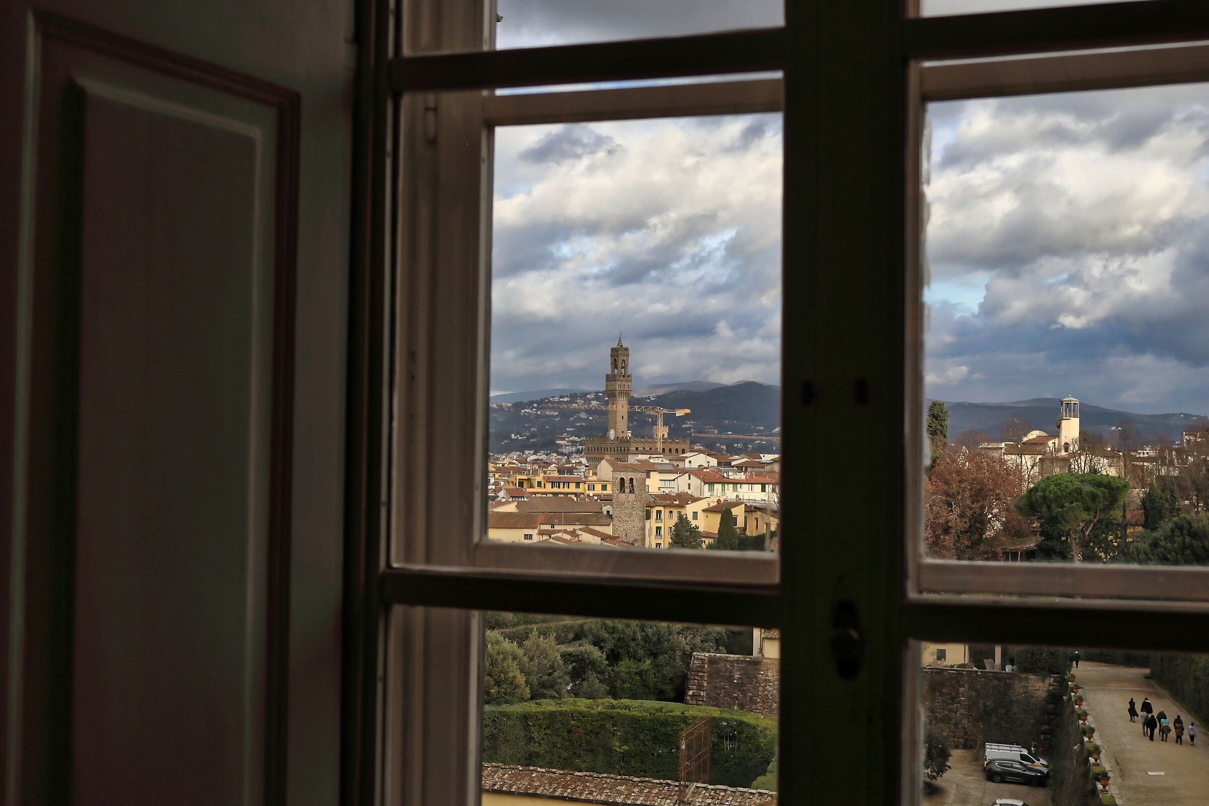 View from palazzo pitti
