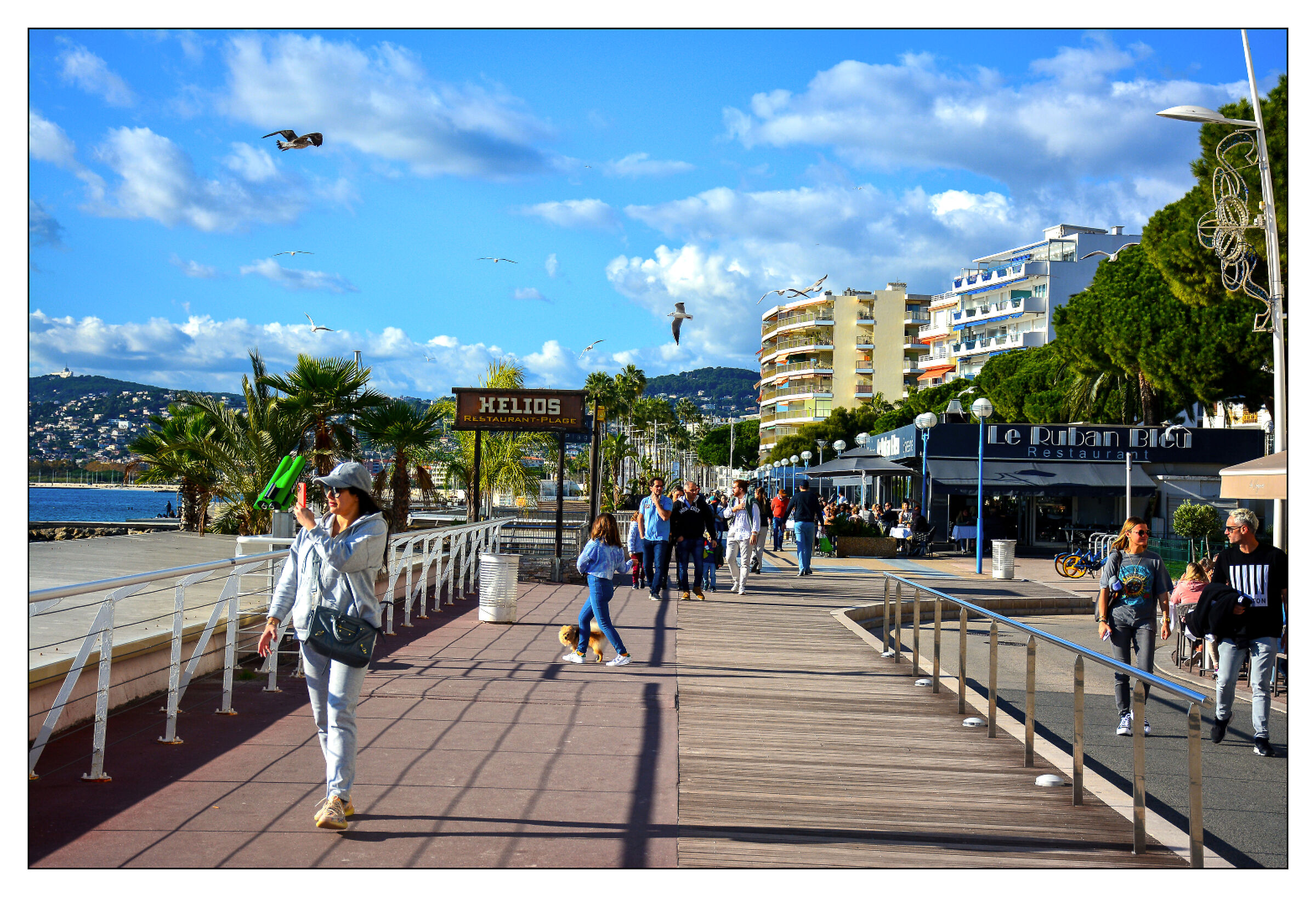 passeggiata a Juan Les Pins