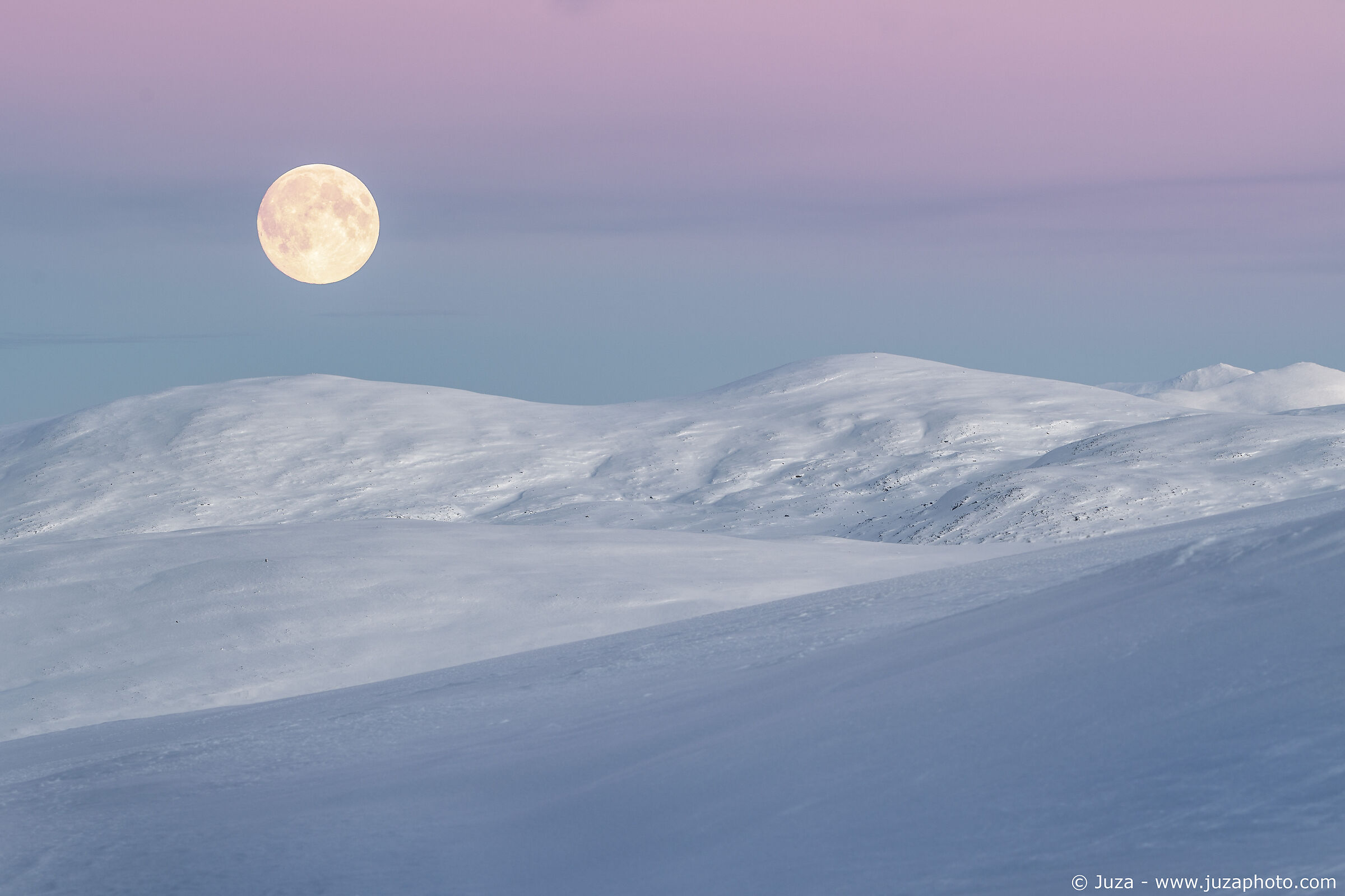 Endless expanses of snow