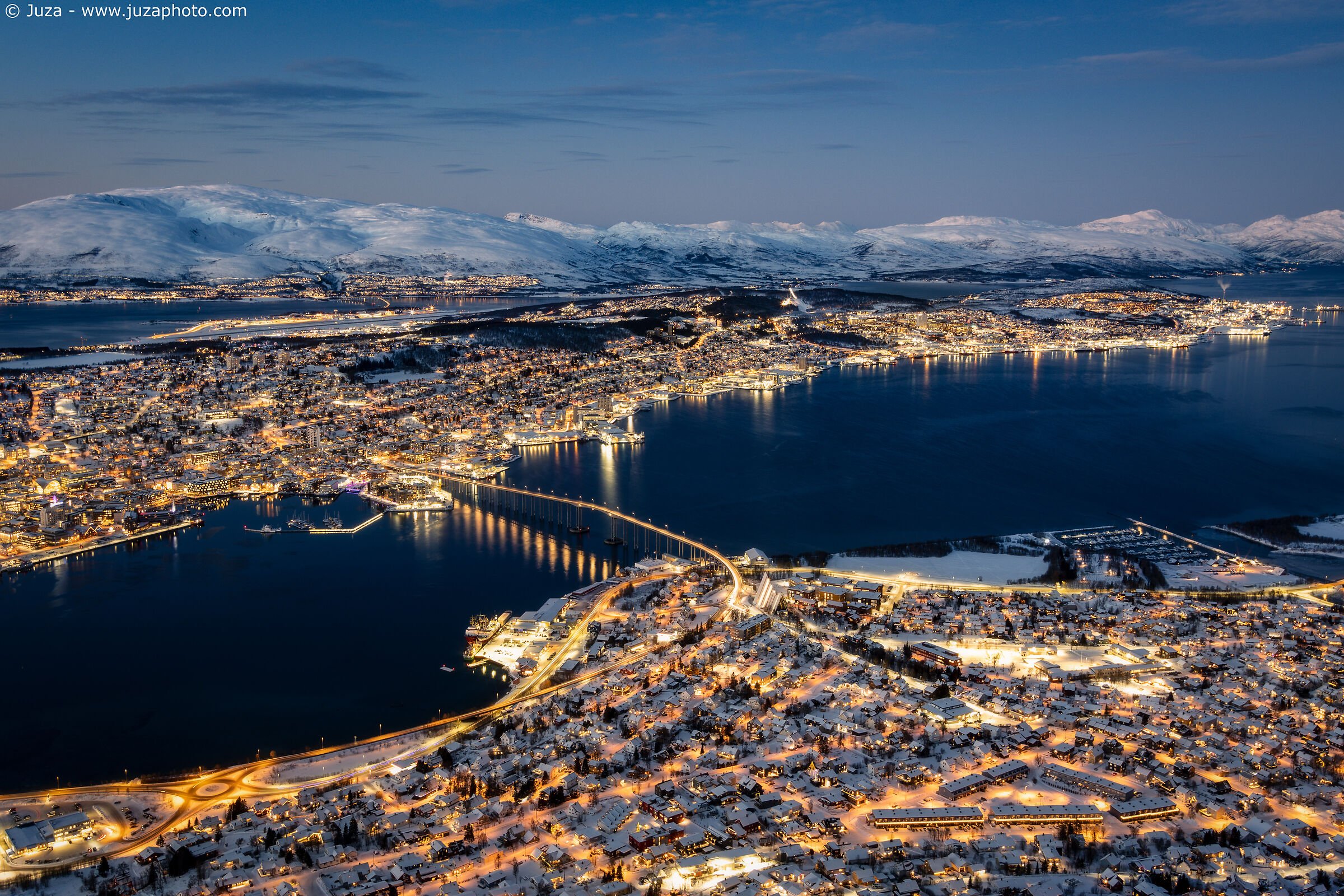Tromso seen from above