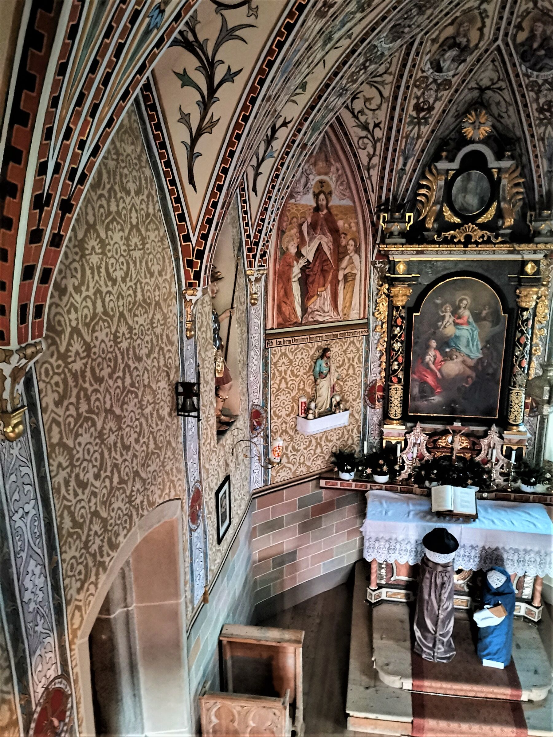 Una kikka  interno della Santa Barbara.