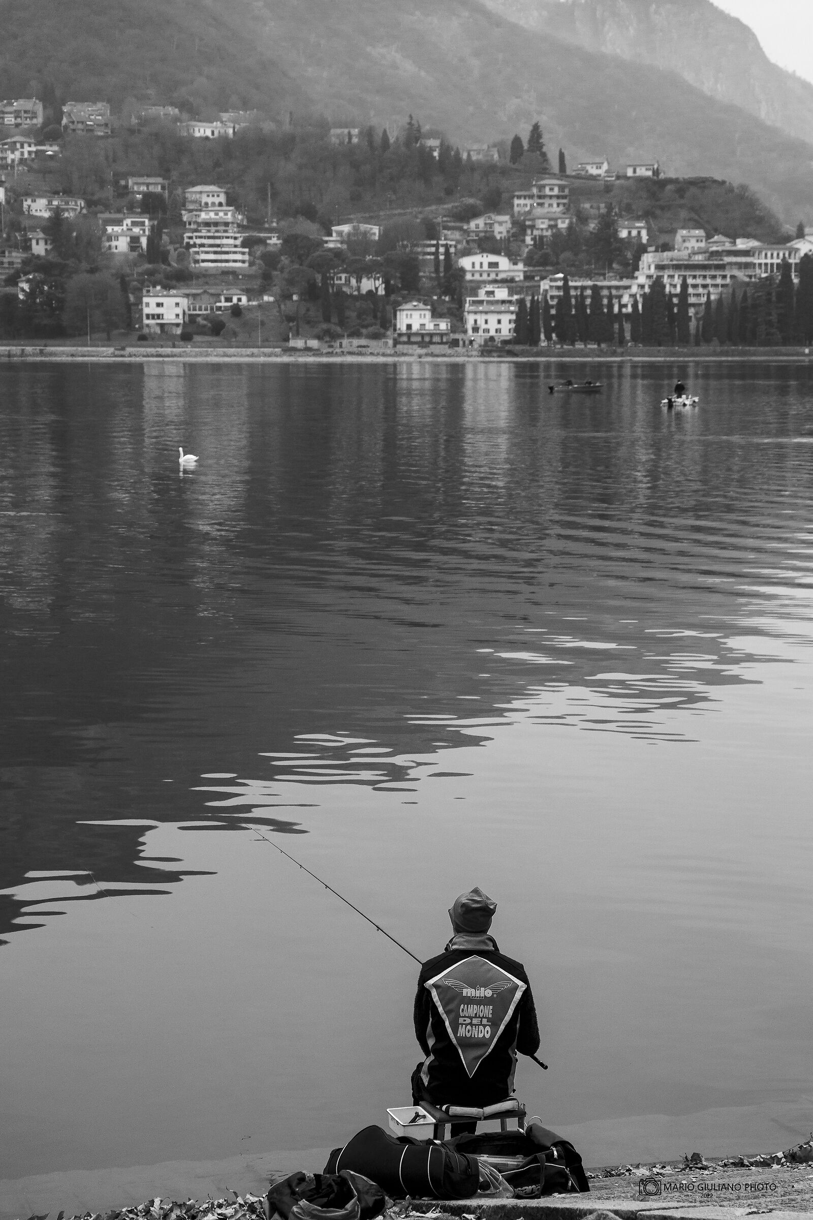Fisherman in Lecco
