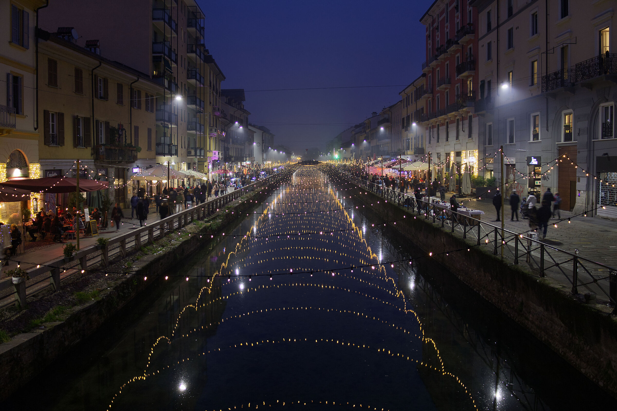 Naviglio Grande by night