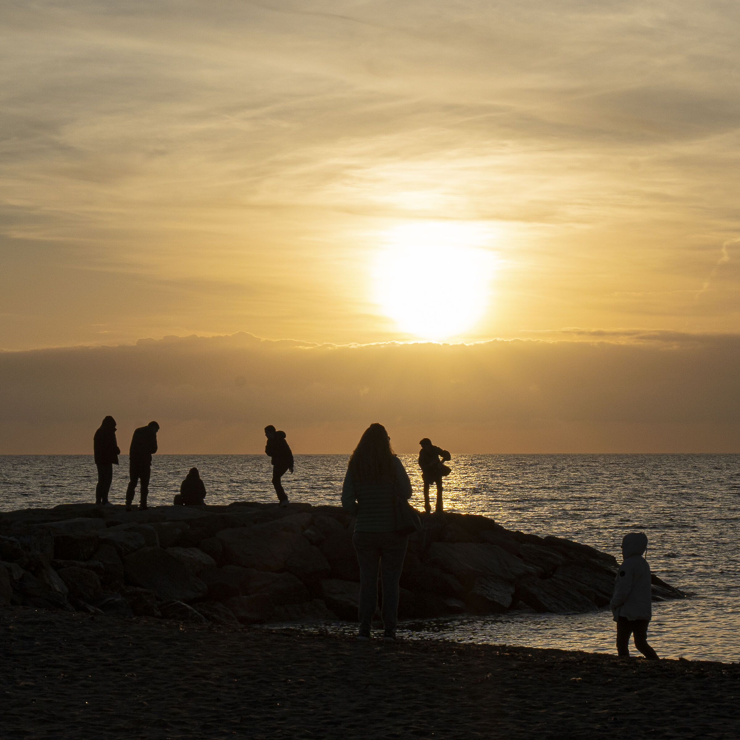 Tarquinia Lido (VT), first sunset 2023