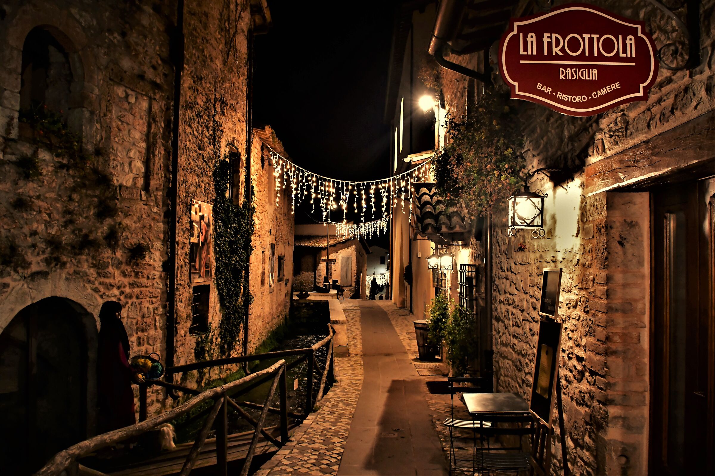 Christmas atmosphere in Rasiglia