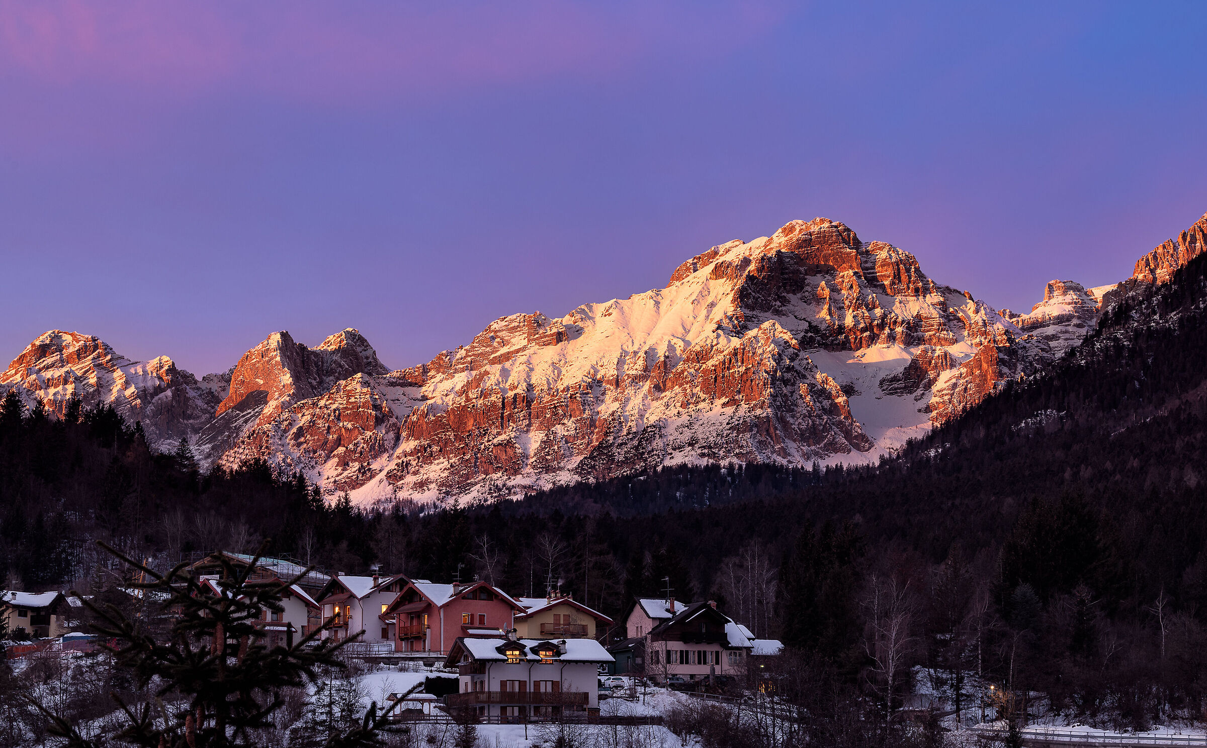 Alba sulle Dolomiti