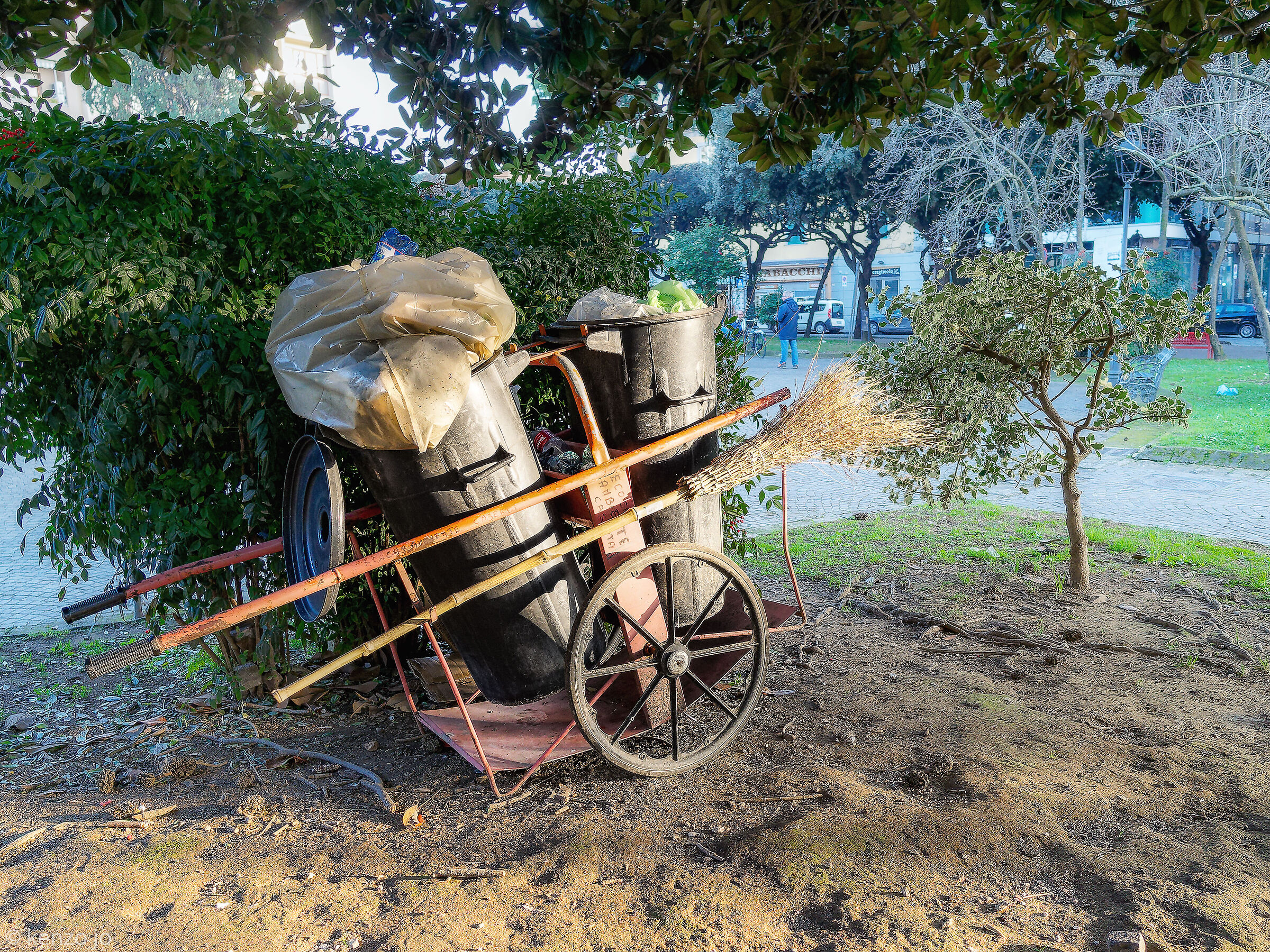 Monnezza al tramonto