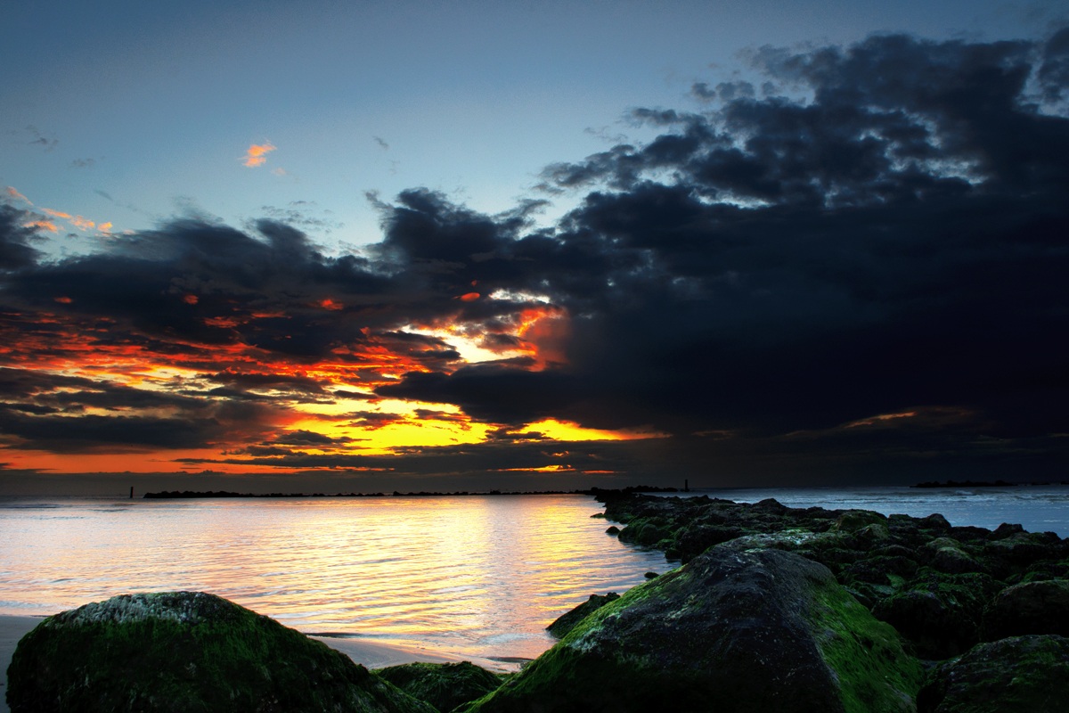 alba con tempo variabile