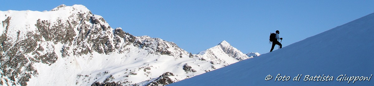 Ski touring on Orobian