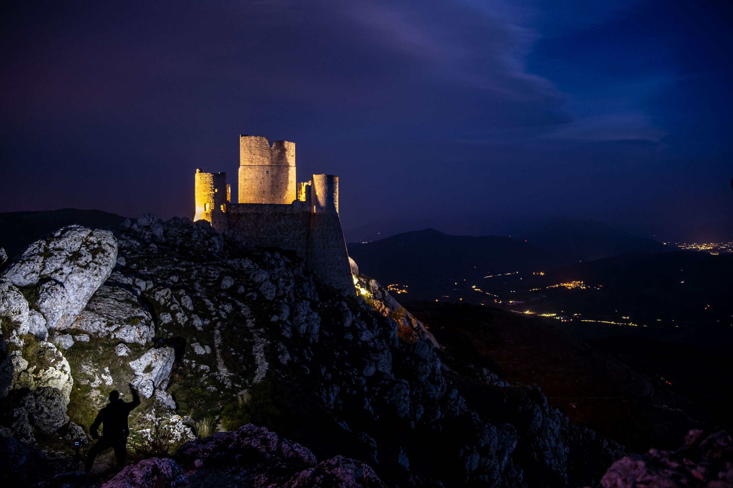 La Rocca in notturna