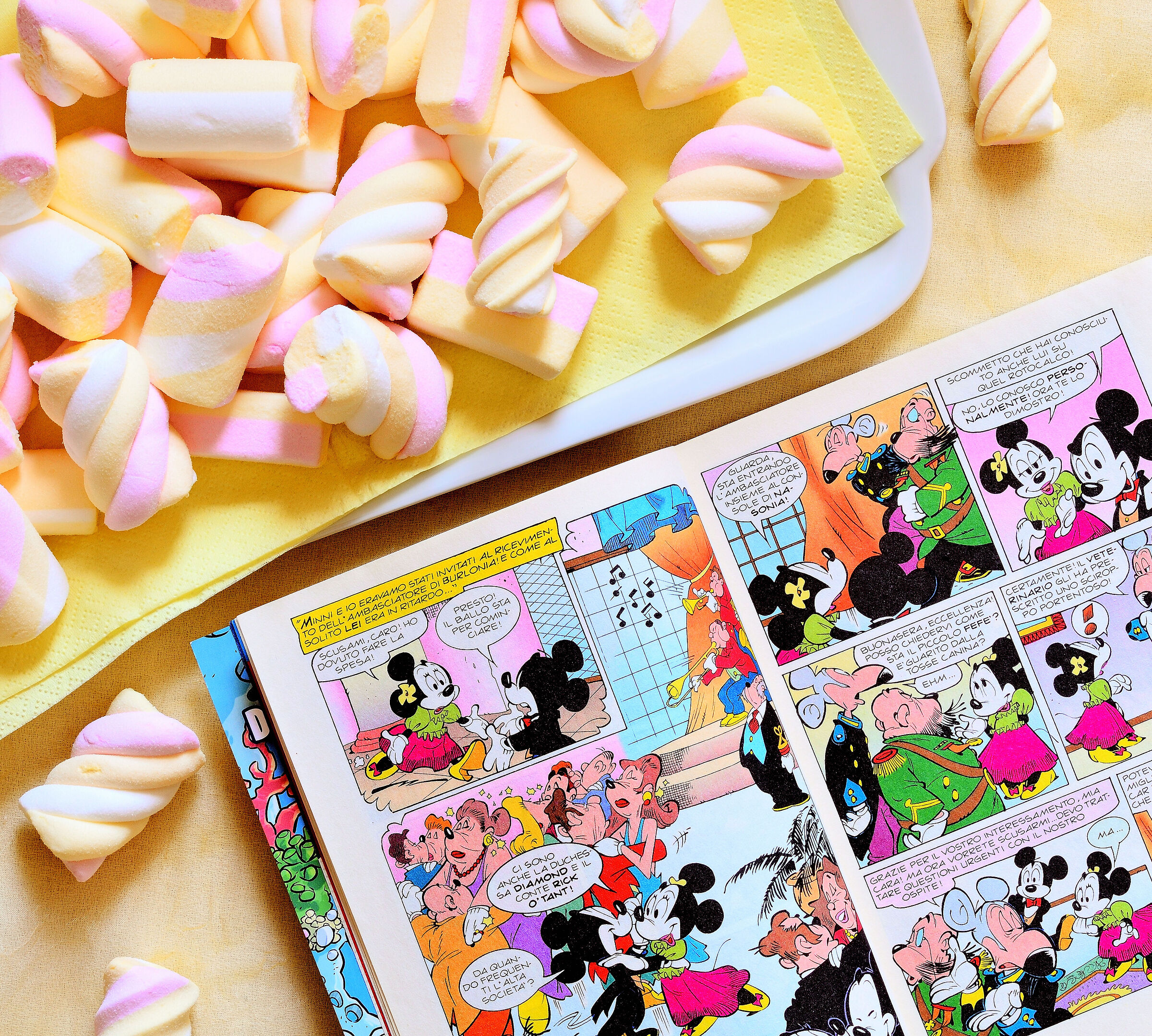 Dolci, Topolino e Minni