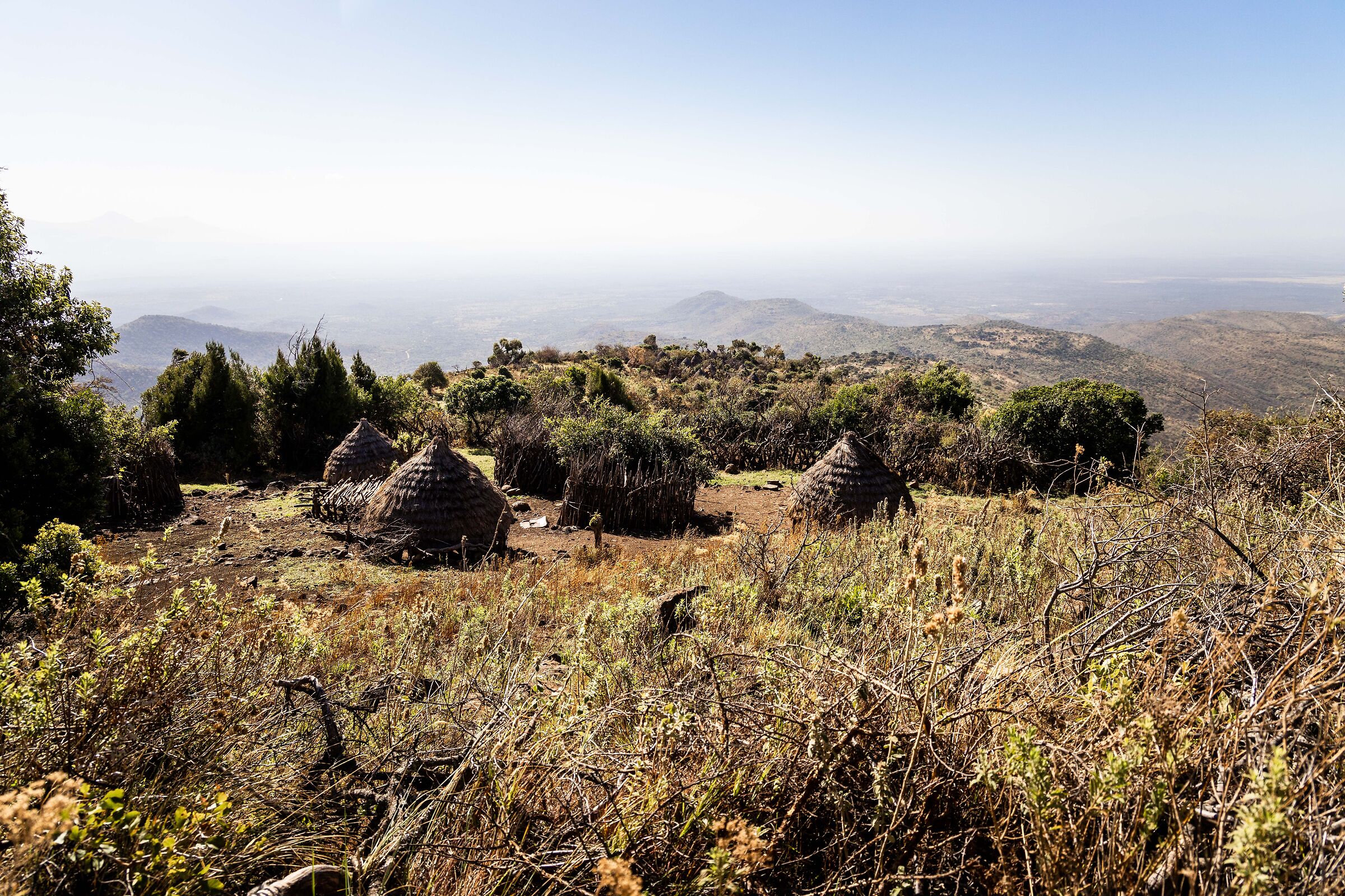 African mountain village