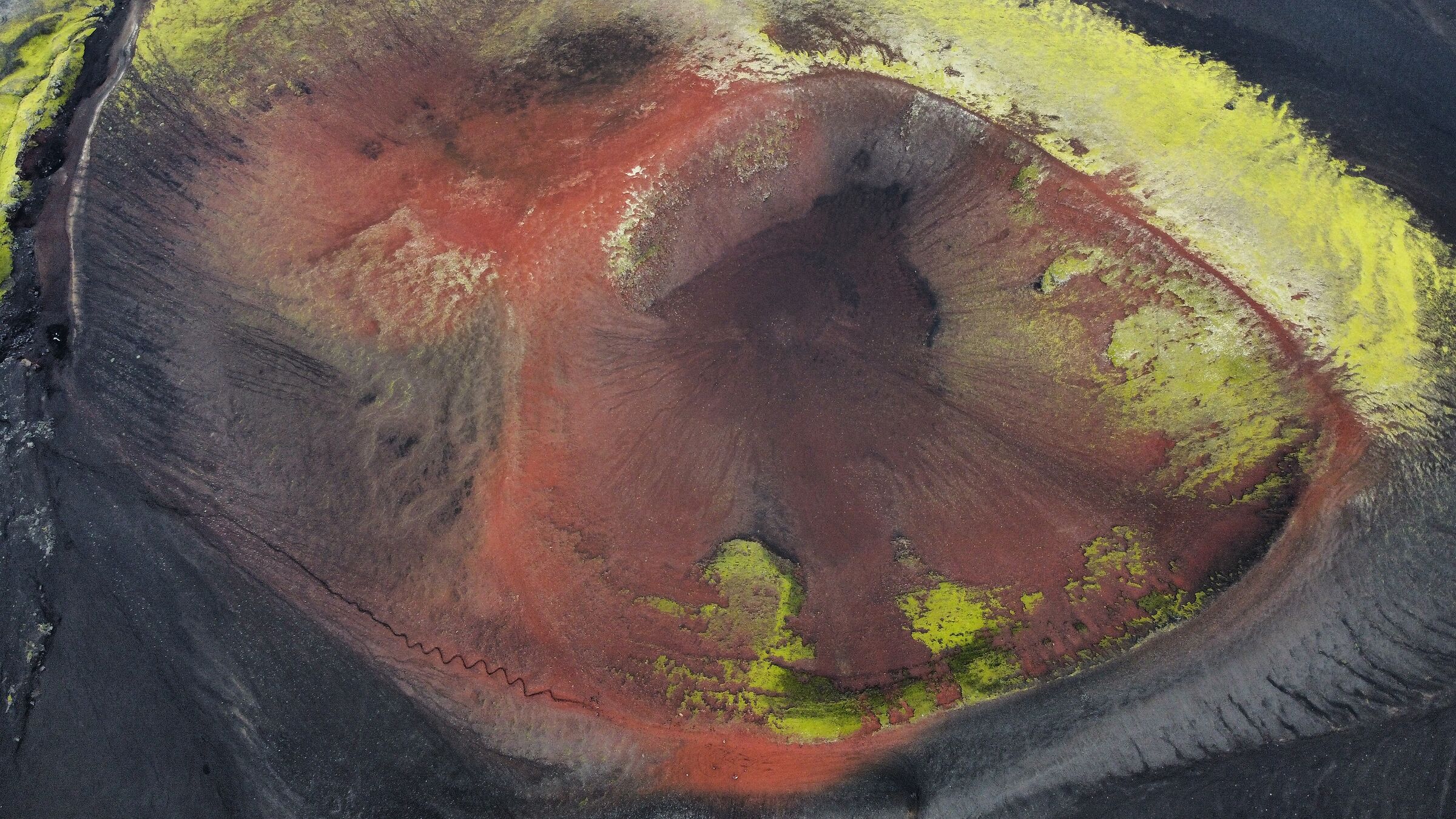 Apple volcano