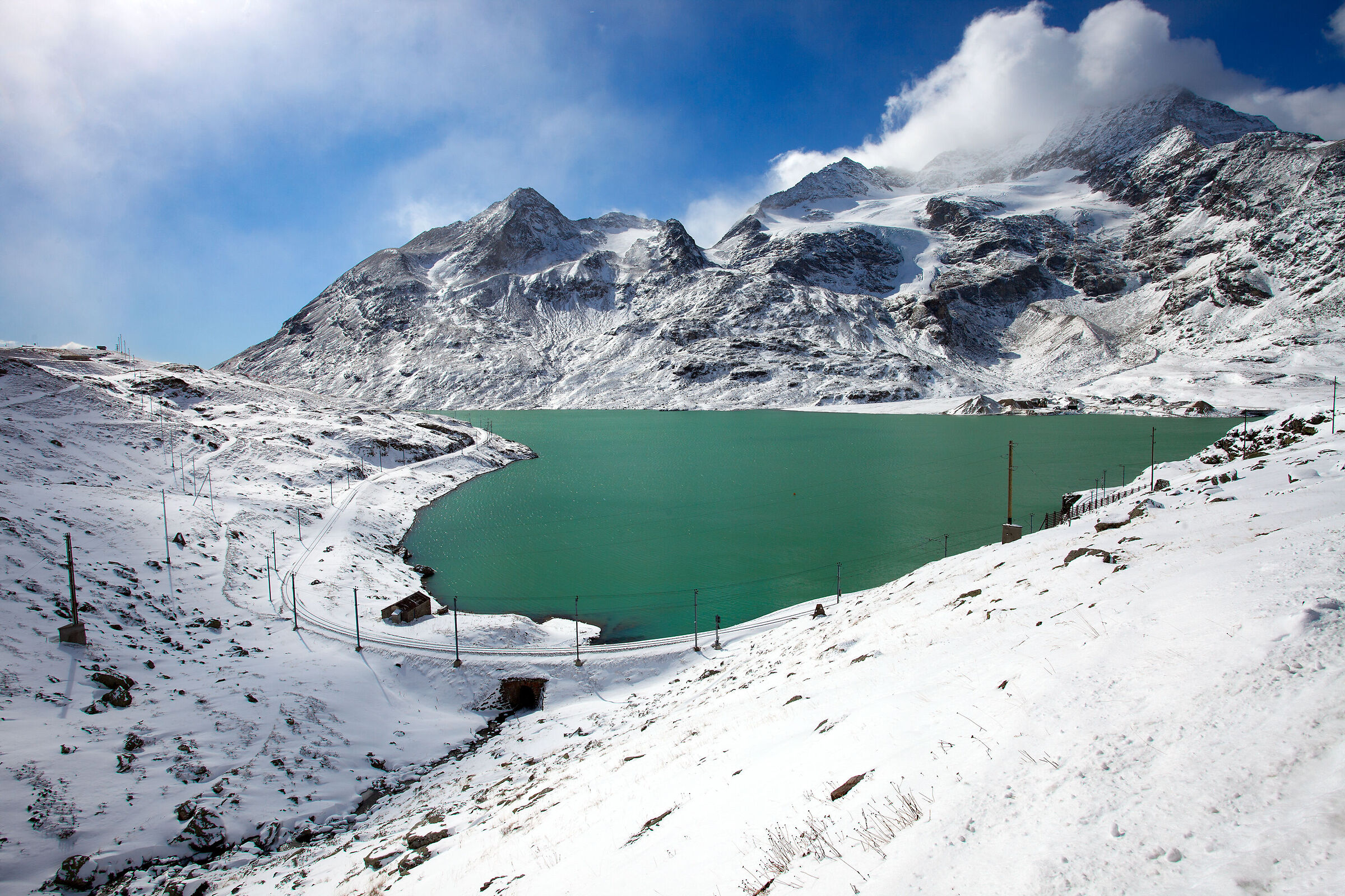 Passo Bernina    Lago Bianco